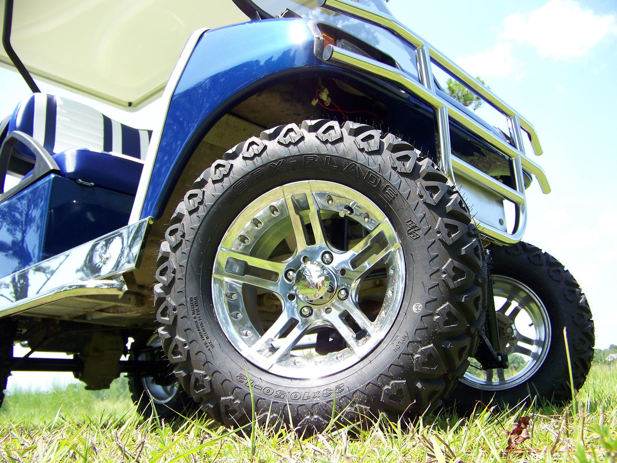 EFX Tires Blade Utility Golf Tire 23x10.5-12 for Lifted Golf Carts - All-Terrain Traction for Off-Road, Hunting & Camping Adventures