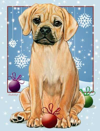Pipsqueak Puggle Christmas Cards - 10 Festive Holiday Greeting Cards with Red Envelopes | Cute Puppy Design for Xmas Gifts, Party Invitations & Family Greetings