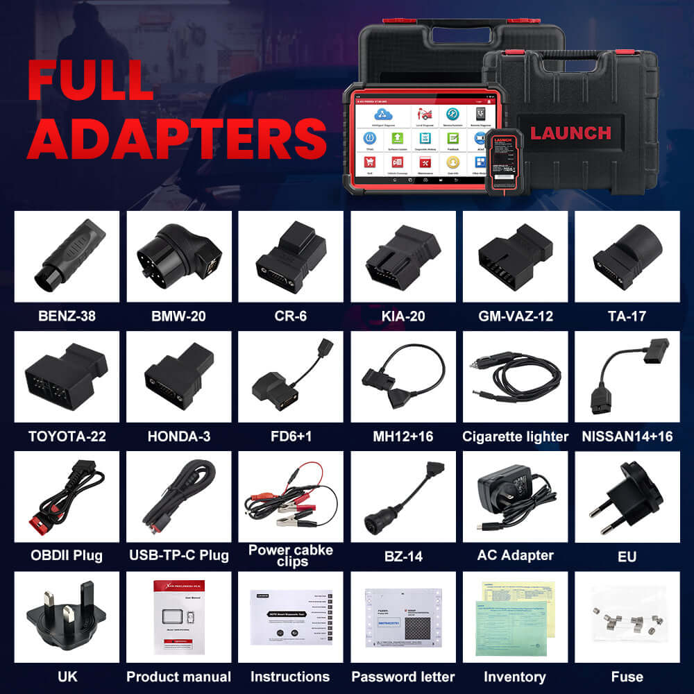 2025 LAUNCH X431 PRO3S+ V5.0 10.1 Inch Full System Car Diagnostic Tool - CAN FD, OBD/OBD2 Scanner with Topology Map for Mechanics & DIY Auto Repair | Works on Cars, Trucks & SUVs