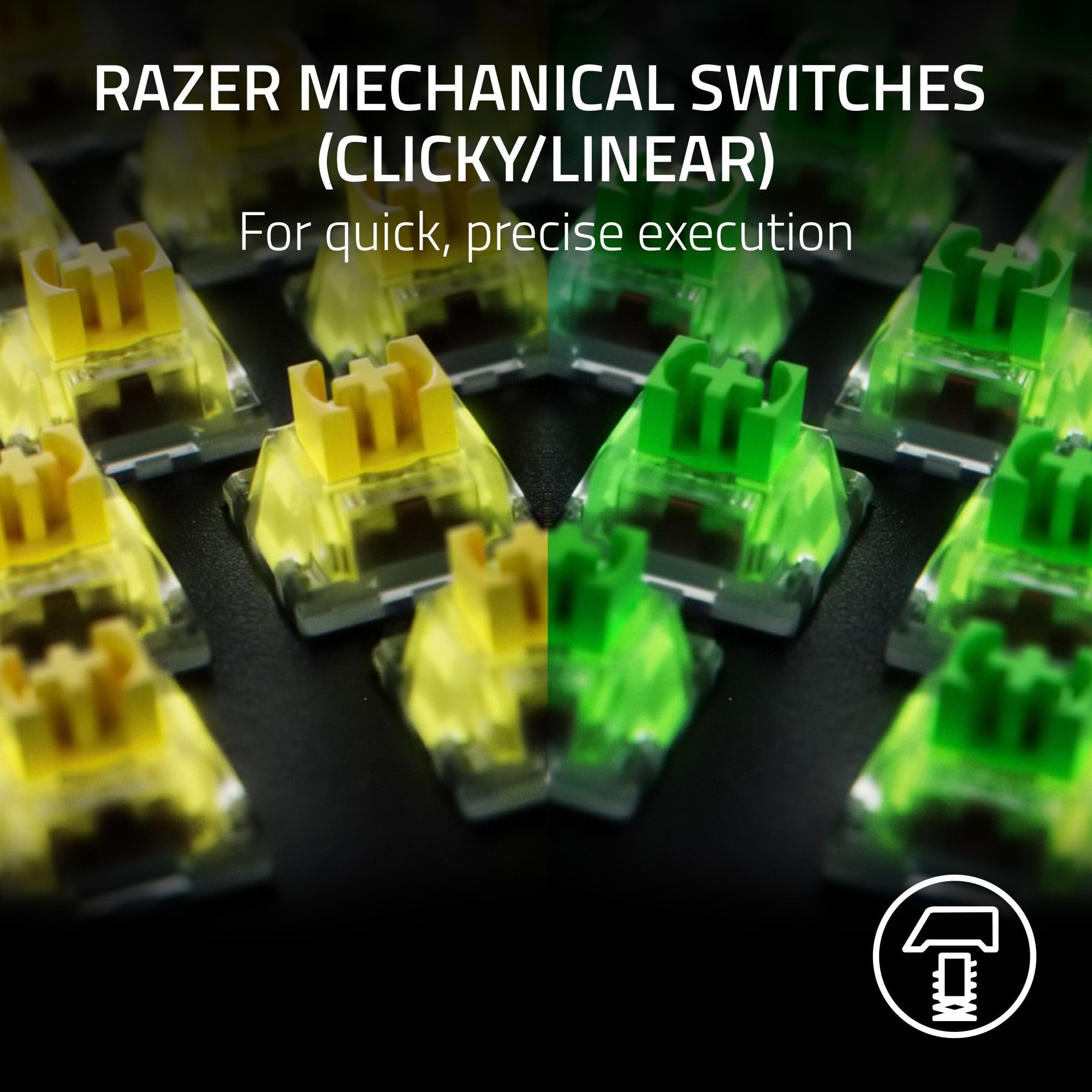Razer BlackWidow V4 X Mechanical Gaming Keyboard - Green Switch (Clicky) with Chroma RGB Backlighting | 6 Dedicated Macro Keys, Doubleshot ABS Keycaps | UK Layout | Perfect for Competitive Gaming & Esports Tournaments