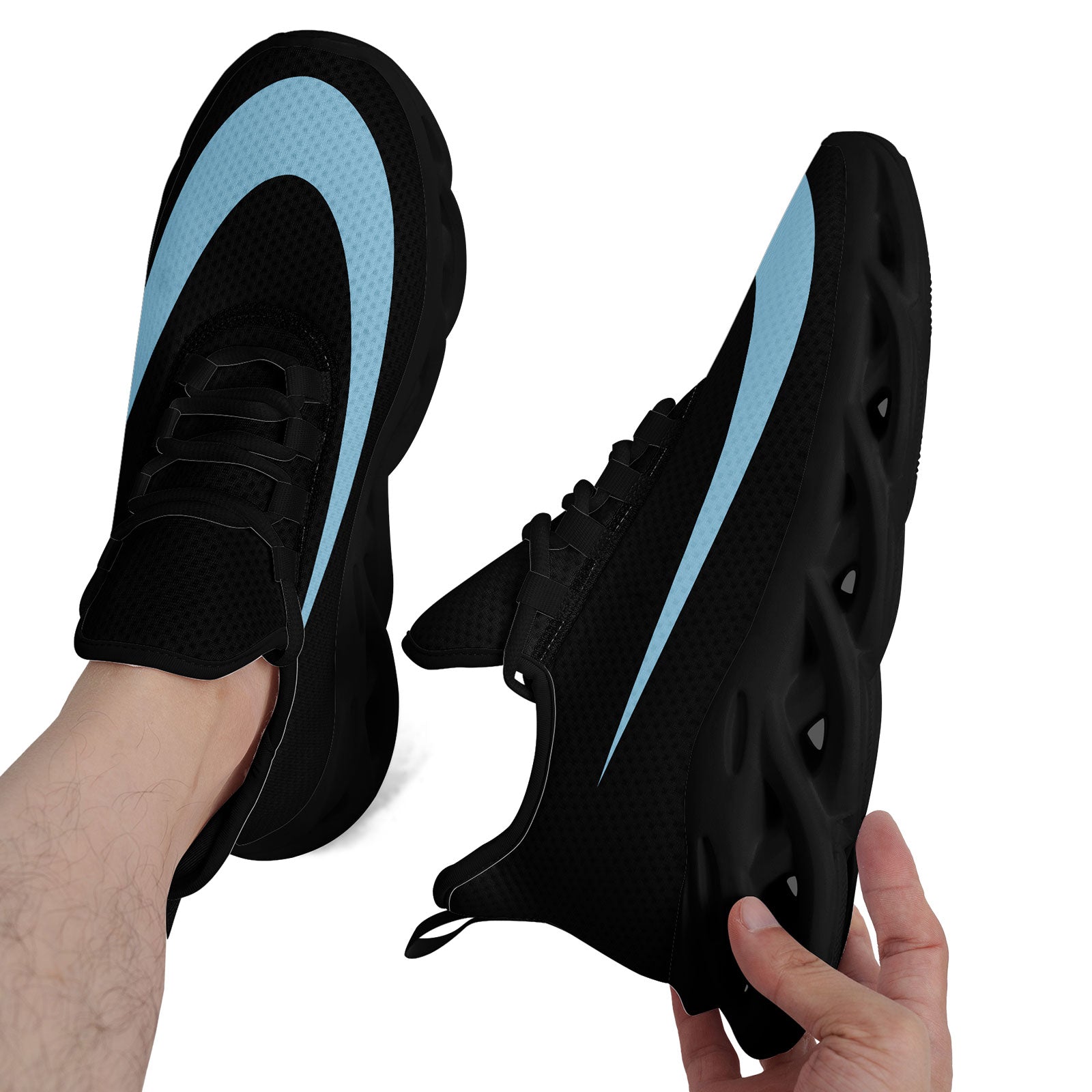 Custom Maxsoul Personalized Sneakers - Breathable Lightweight Running Shoes for Men & Women (Style FN003 E020109, Size 13) - Perfect for Jogging, Gym Workouts & Casual Wear