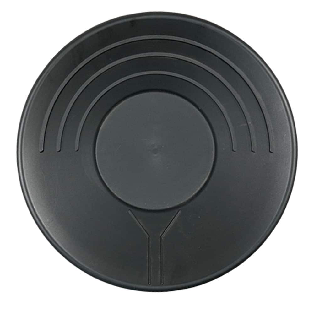 TerraX Basic 14 Gold Pan - Black | Professional Gold Prospecting Kit for Beginners & Experts | Perfect for Outdoor Adventures, River Panning & Treasure Hunting