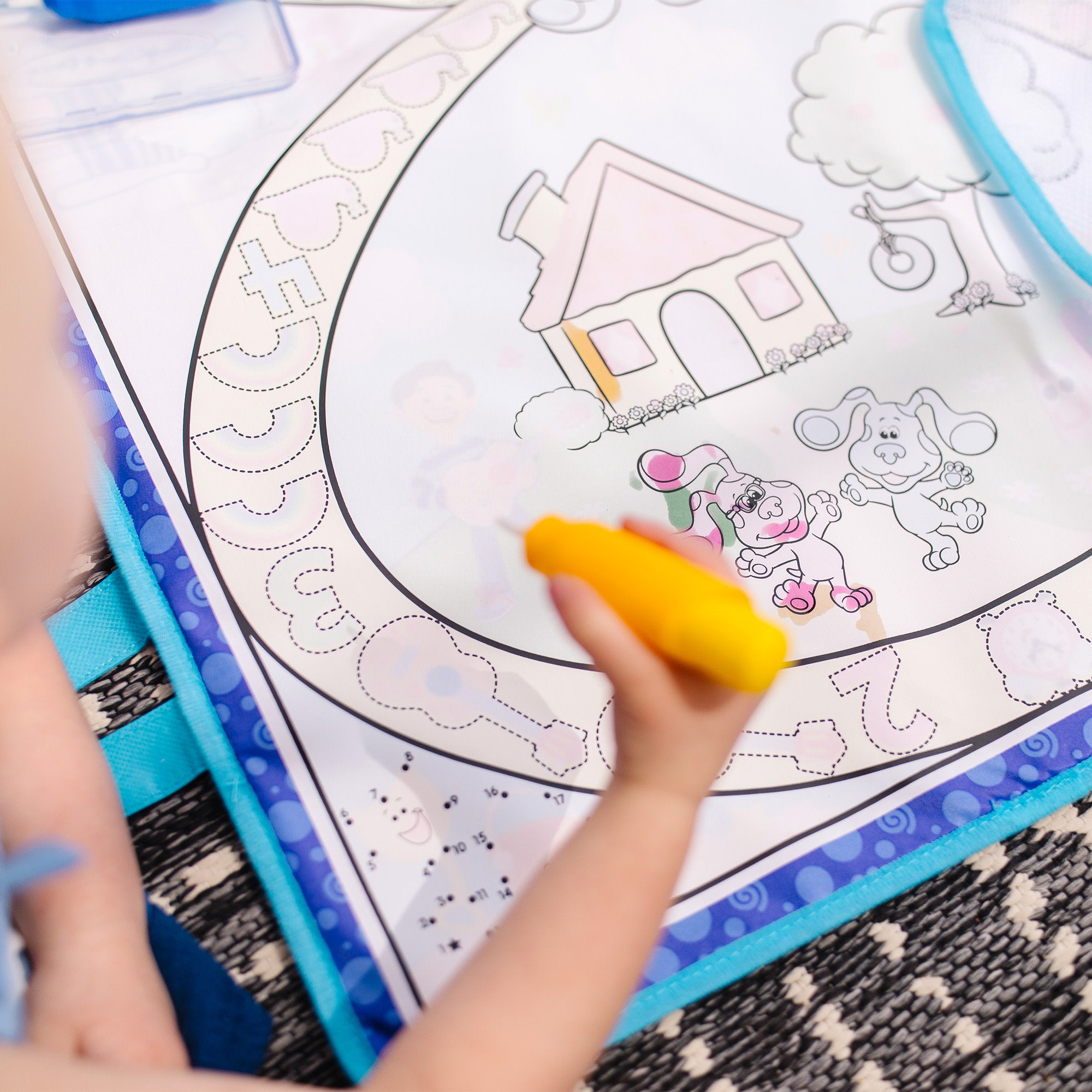 Blue's Clues & You! Water Wow! Reusable Activity Mat for Kids - Mess-Free Coloring & Learning Fun at Home, Travel, or Preschool
