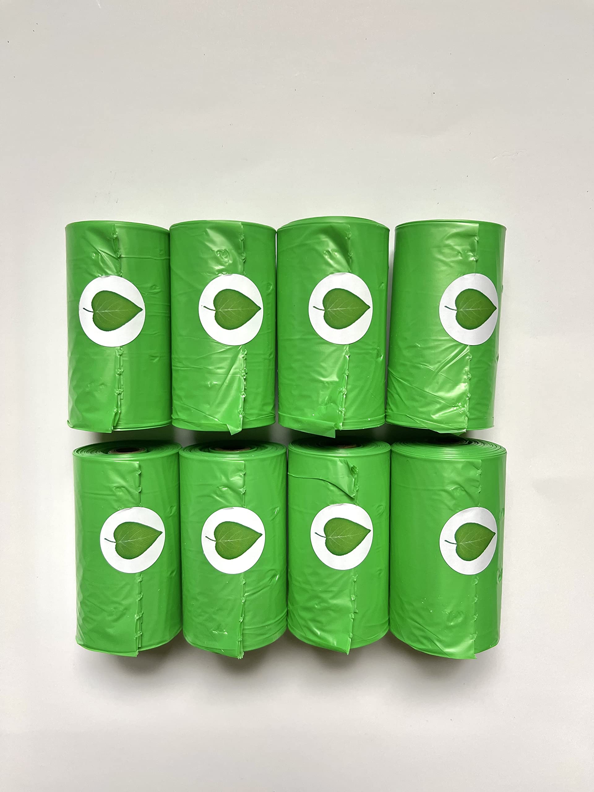 Eco-Friendly Biodegradable Dog Poop Bags - 120 Count (8 Rolls) 9x13 Inches for Easy Waste Cleanup - Perfect for Park Walks, Backyard Cleanup & Travel