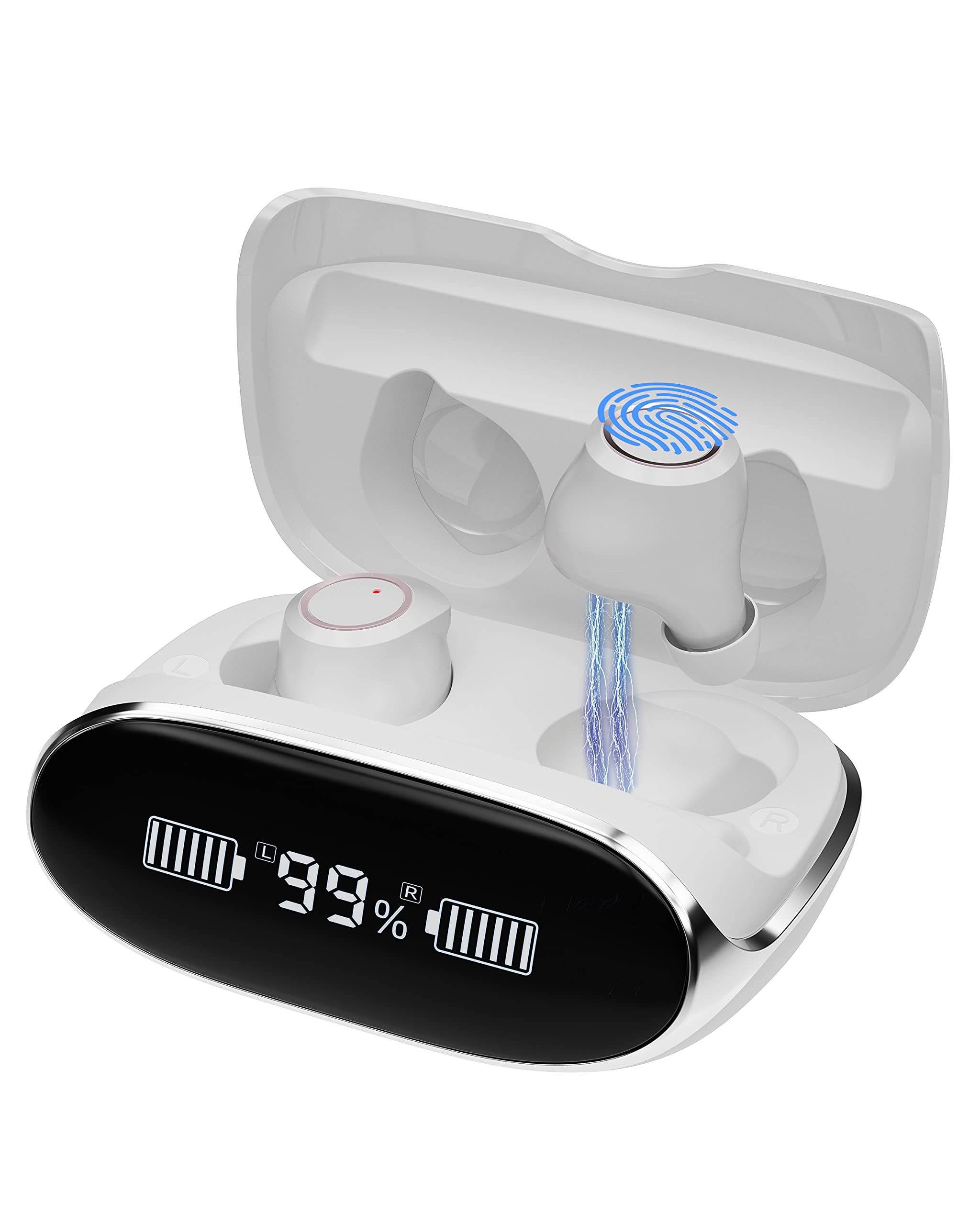 **Holabuy Bluetooth 5.0 Wireless Earbuds, In-Ear Sport Headphones with Secure Fit & Clear Sound - Perfect for Running, Gym & Outdoor Activities**