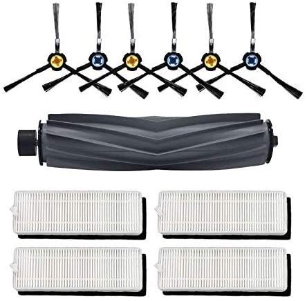 **Cecotec Conga Excellence 1090 Robot Vacuum Cleaner Parts - Side Brush & HEPA Filter Replacement Kit | Compatible Accessories for Home Cleaning & Maintenance**    *(Use Case: Perfect for replacing worn-out parts, maintaining suction power, and ensuring thorough floor cleaning with your Cecotec robot vacuum.)*