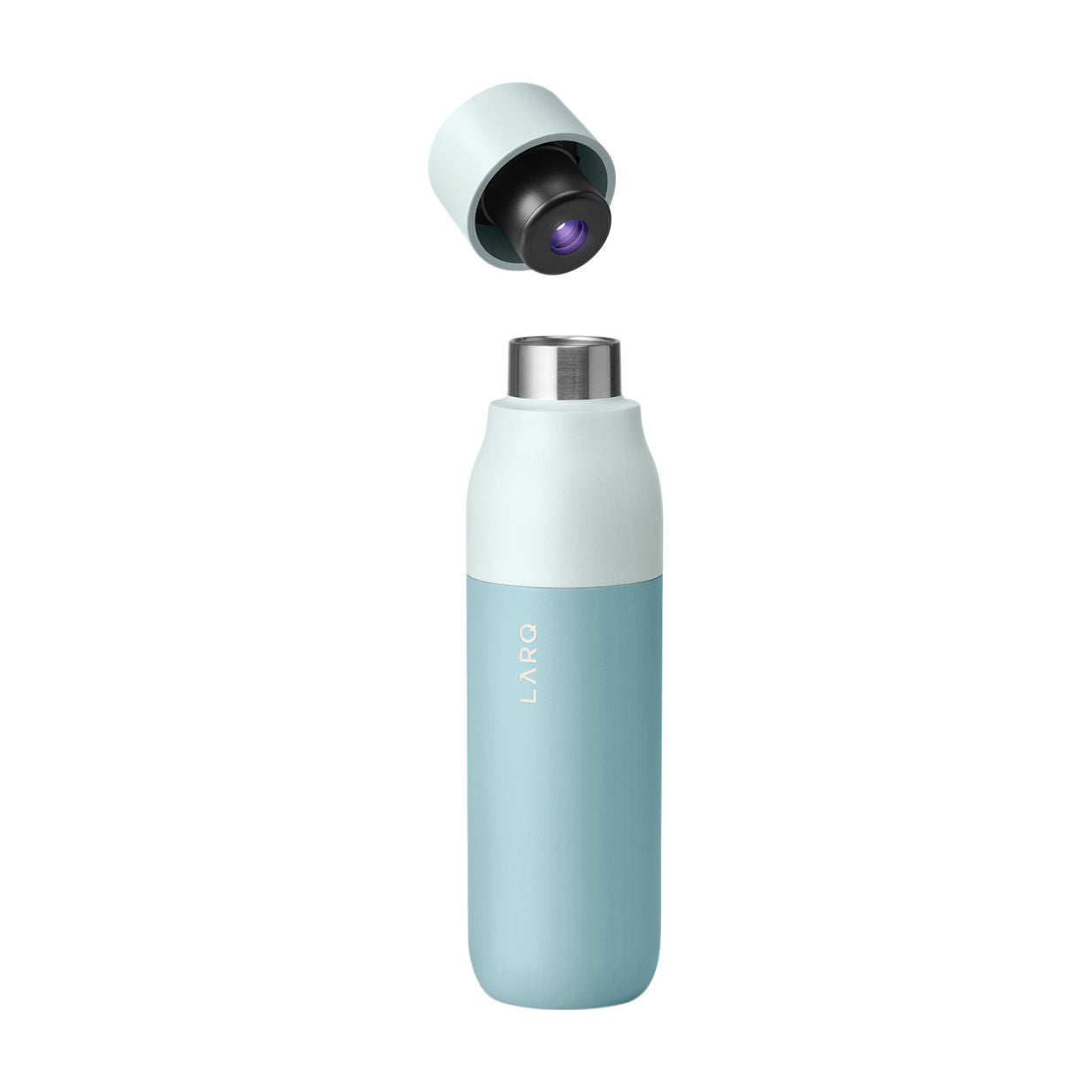 LARQ Self-Cleaning Water Bottle with PureVis™ UV-C Technology - BPA-Free, Insulated Stainless Steel Vacuum Flask for Hiking, Gym & Travel - Keeps Drinks Cold 24H or Hot 12H