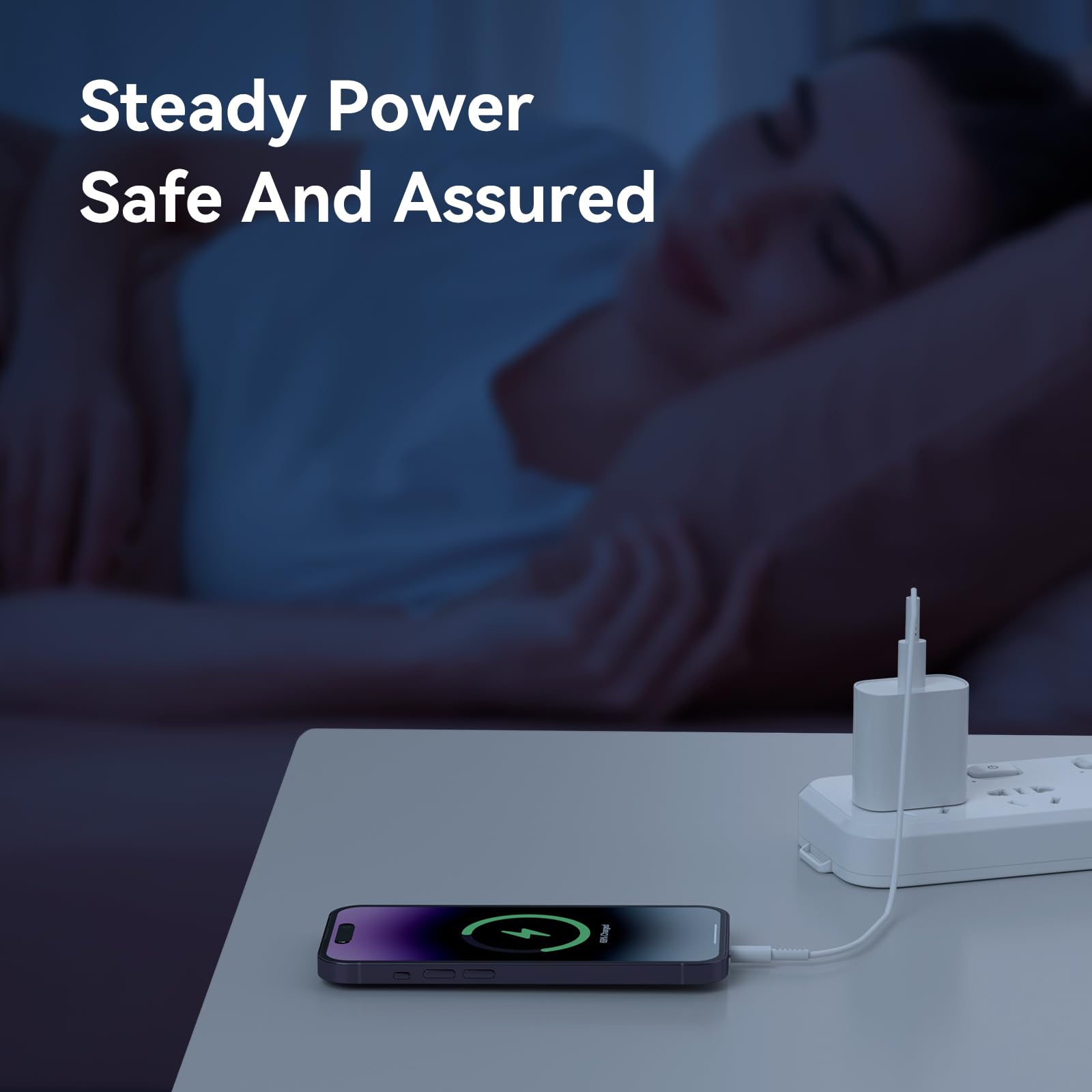 Magnetic Fast Charger for Apple Watch Series Ultra/9/8/7/6/SE/SE2/5/4/3 - 6ft USB-C Charging Cable with Power Adapter - Perfect for Home, Office & Travel Charging
