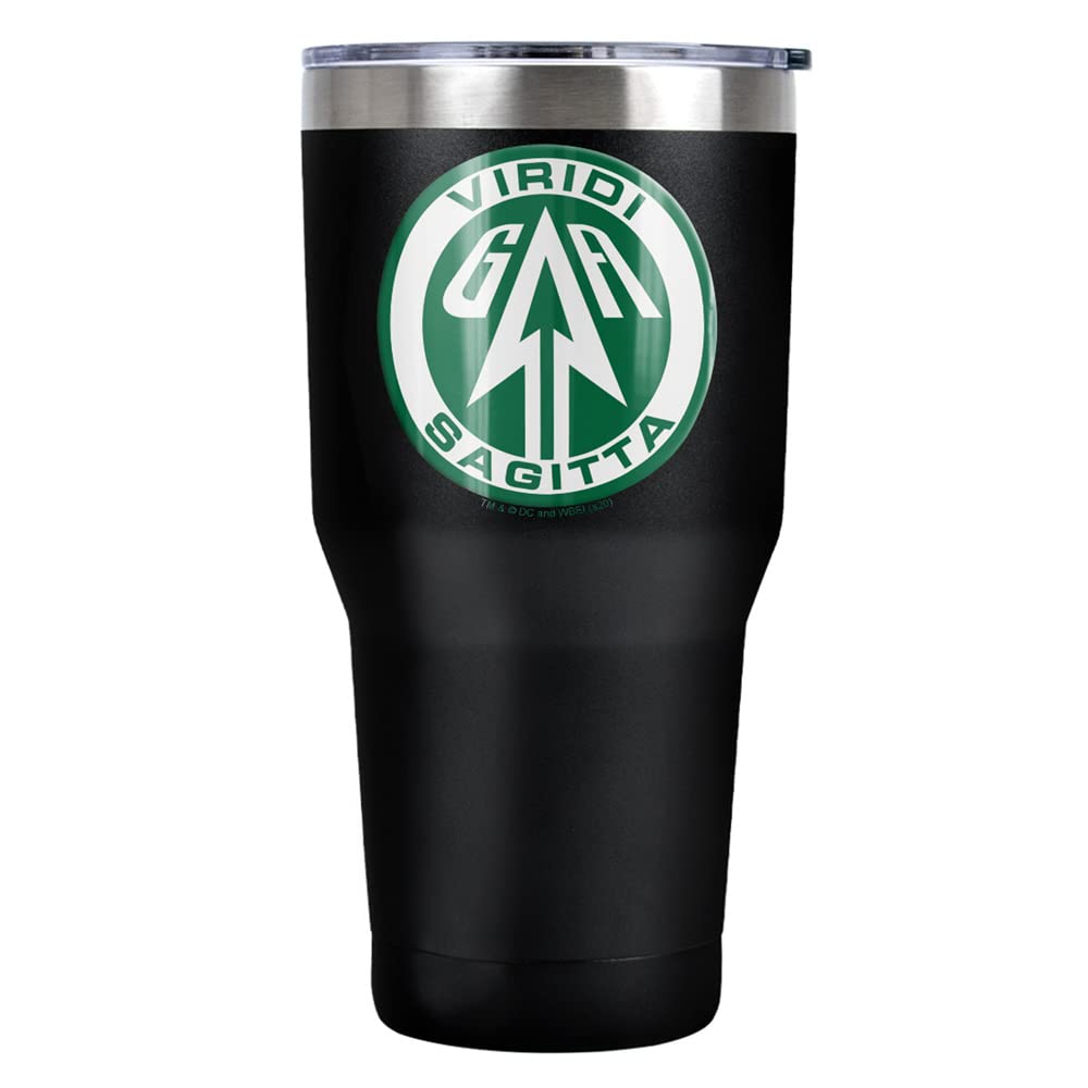 The Arrow Sigil Stainless Steel Tumbler 30 oz - Vacuum Insulated Coffee Travel Mug with Leakproof Sliding Lid - Double Wall Thermal Cup for Hot & Cold Drinks - Perfect for Office, Gym, Camping and Road Trips