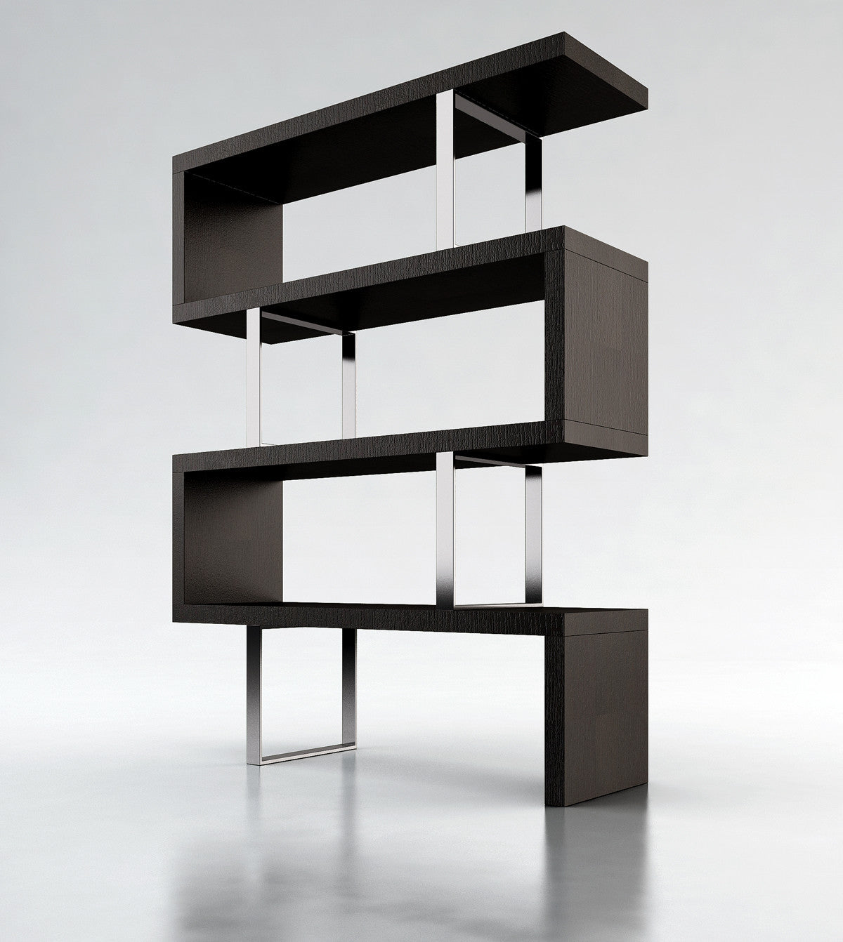 Modern Bookcase MD105 51W - Stylish Wooden Bookshelf for Home & Office - Perfect for Living Room, Bedroom, Study & Library Storage Organization