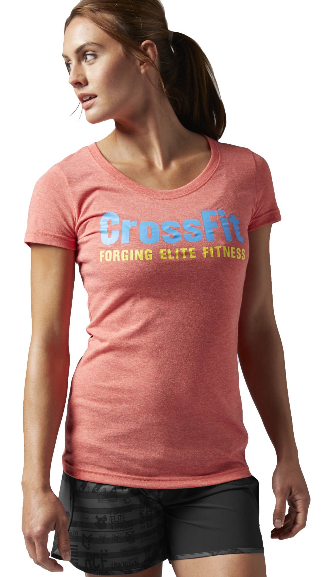 Reebok Women's Crossfit F.E.F. Gym T-Shirt - Forging Elite Fitness Workout Top for Training & Fitness | Perfect for CrossFit, Weightlifting & Gym Sessions