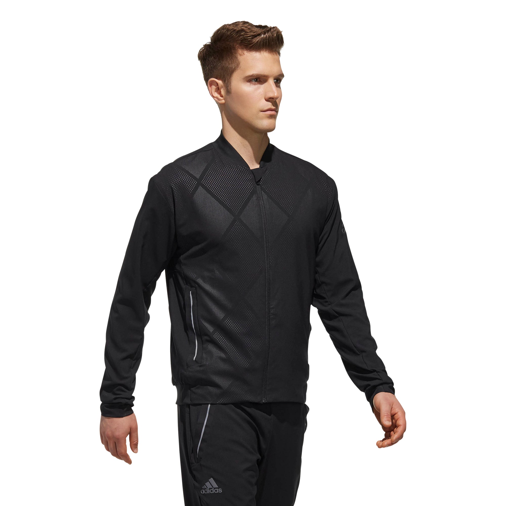 adidas Men's Barricade Jacket - Lightweight Water-Resistant Windbreaker for Running & Outdoor Sports (Black, DN5999) | Perfect for Jogging, Hiking & Casual Wear