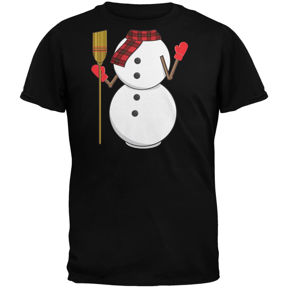 Funny Snowman Body Costume Adult T-Shirt for Christmas Parties & Holiday Events | Festive Winter Humor Apparel