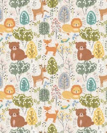 Cute Bear and Fox