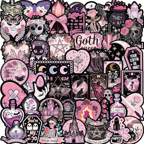 50pcs Pink Goth