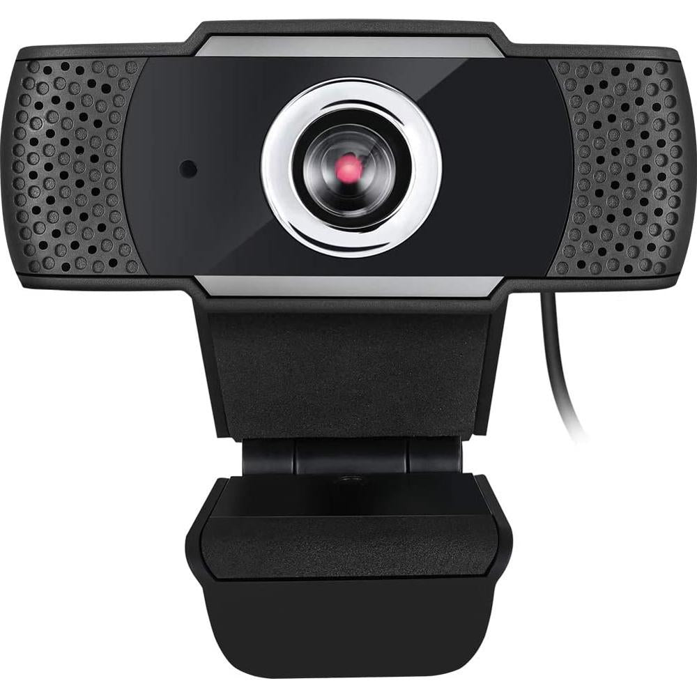 Adesso 1080P HD USB Webcam with Built-in Microphone - High-Quality CMOS Sensor for Video Conferencing, Online Classes & Streaming (CyberTrackH4) - Perfect for Zoom, Skype, Teams & Remote Work