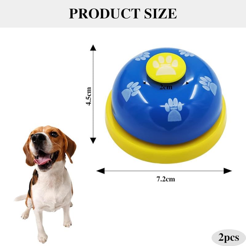 PSK PET MART Dog Training Bell - Communication Buttons for Dogs, Pet Doorbell with Talking Buttons (1-Piece Set) - Perfect for Teaching Pets to Signal Needs & Improve Communication at Home