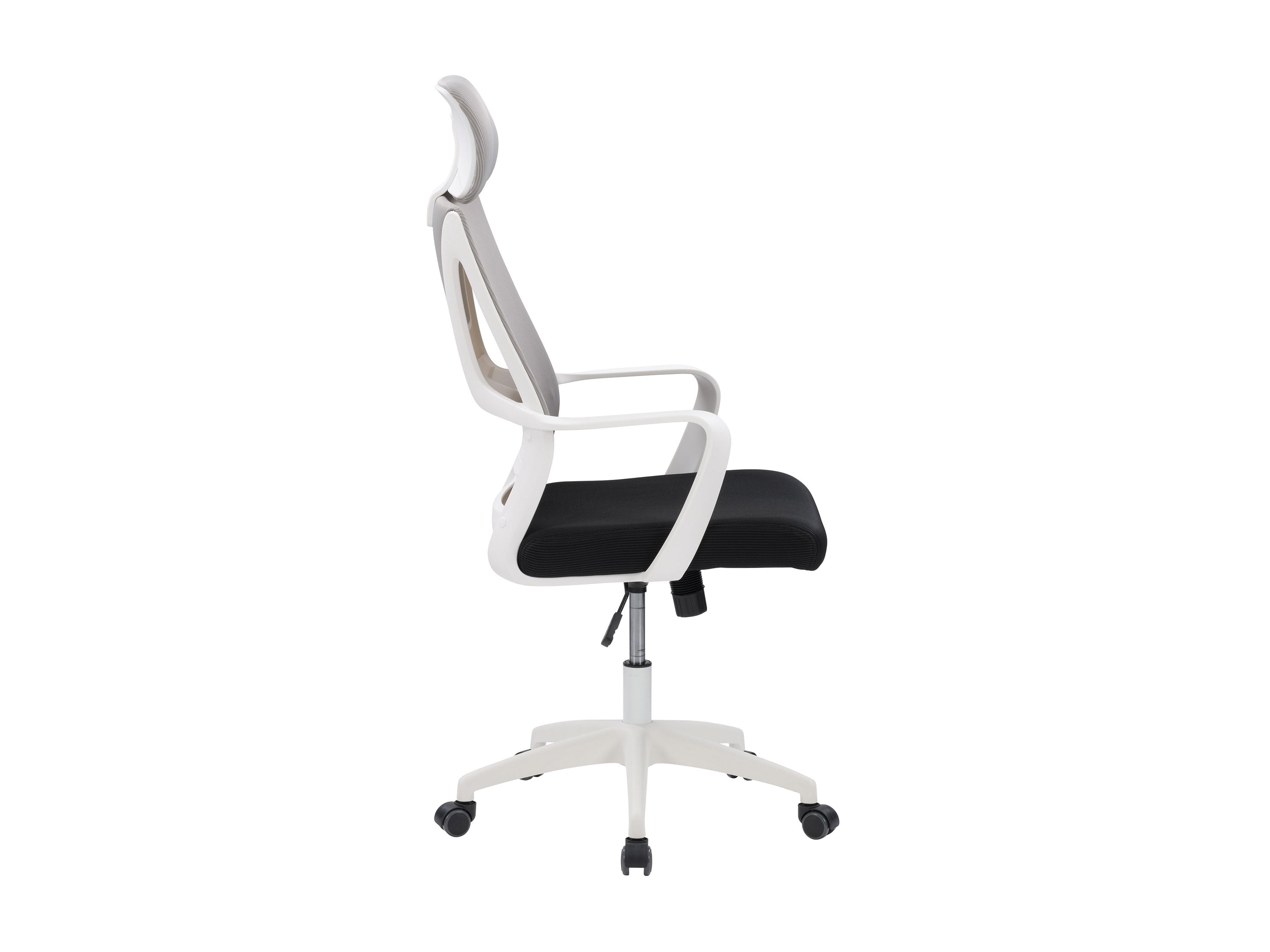Ergonomic High Back Office Chair - Grey & Black Mesh Executive Chair with Lumbar Support - Perfect for Home Office, Gaming, and Workspaces