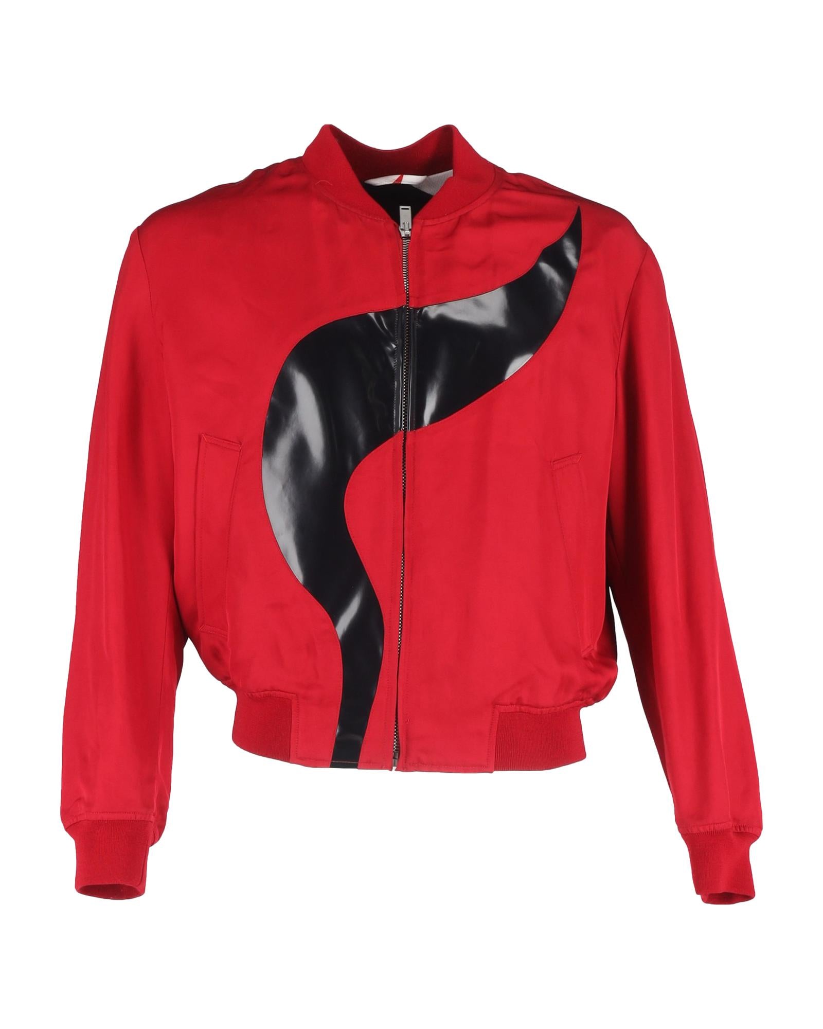 Abstract Panel Bomber Jacket for Men - Stylish Lightweight Windbreaker with Unique Geometric Design | Perfect for Streetwear, Casual Outfits & Outdoor Activities