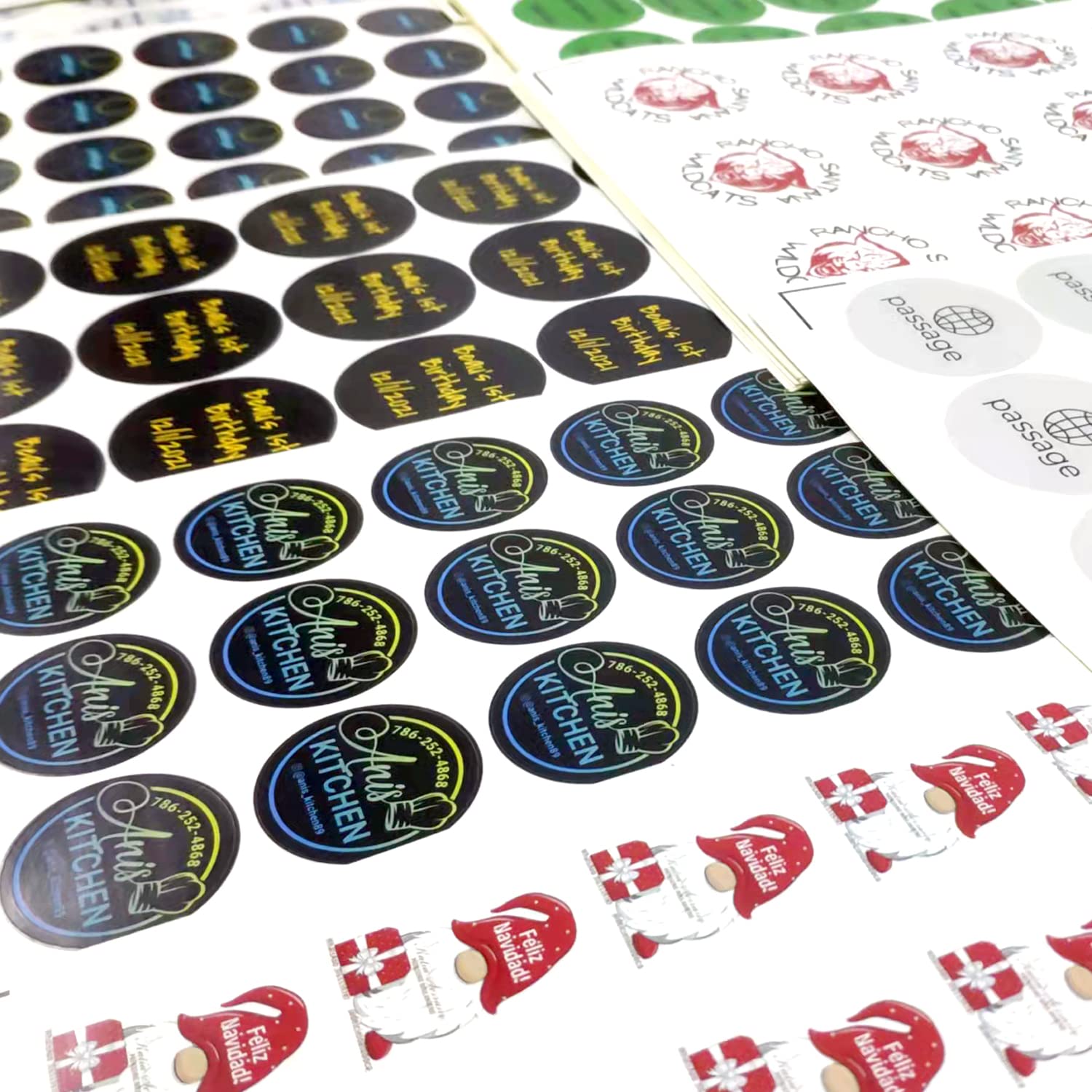 Custom Business & Event Labels - Personalized 1.5