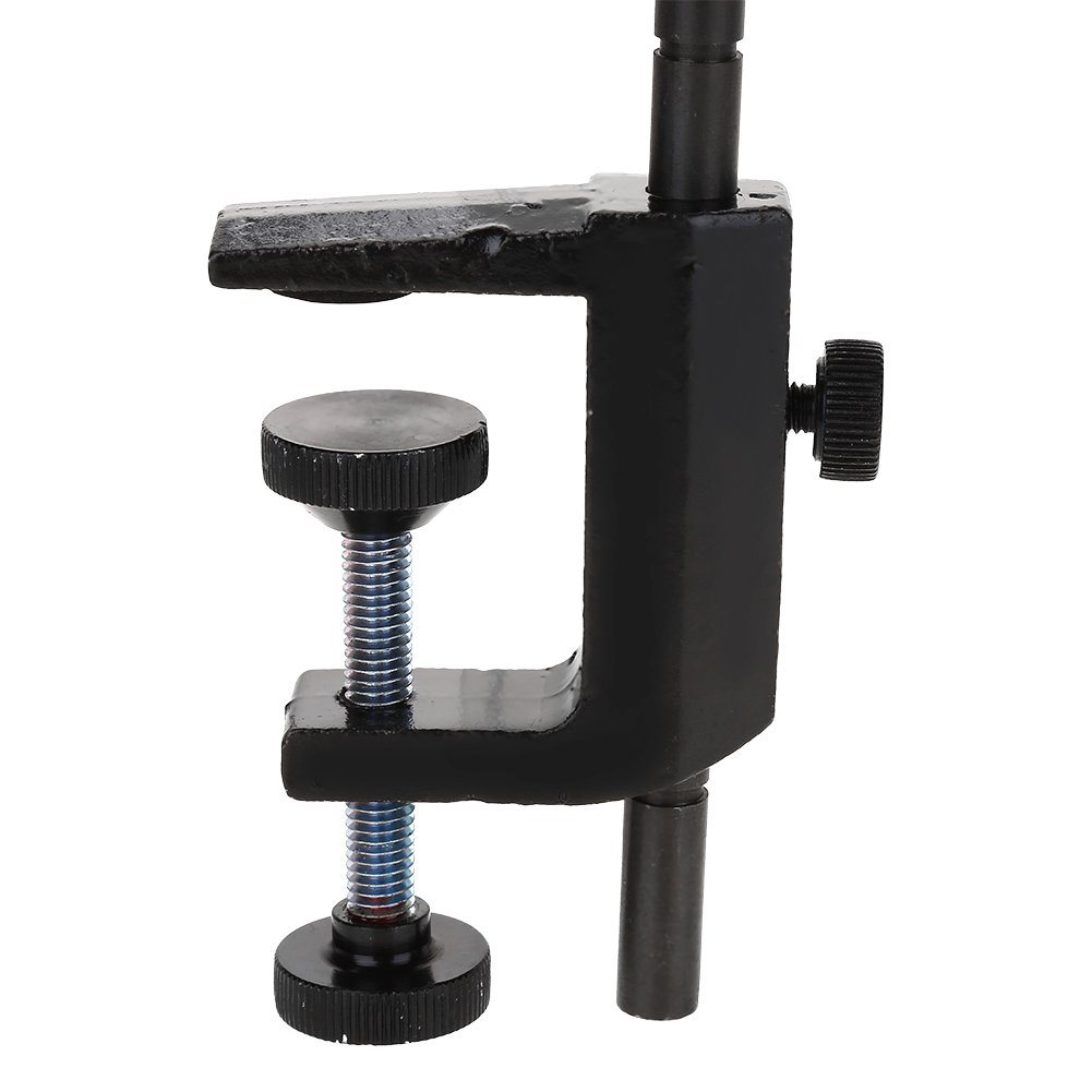 Premium Rotary Fly Tying Vise - Aluminum Construction with C-Clamp & Portable Design for Fly Fishing Lure Making | Perfect for Travel & Home Workbench Use
