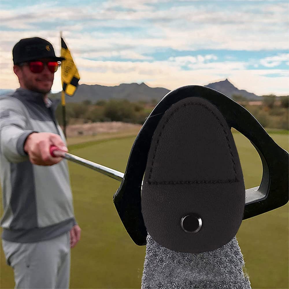 Premium Magnetic Golf Towel Set - 2 Pack Super Absorbent Microfiber Cleaning Towels for Golf Clubs, Balls & Bags | Quick-Dry, Sweat-Absorbing with Strong Magnet | Perfect for Golf Course, Driving Range & Club Maintenance