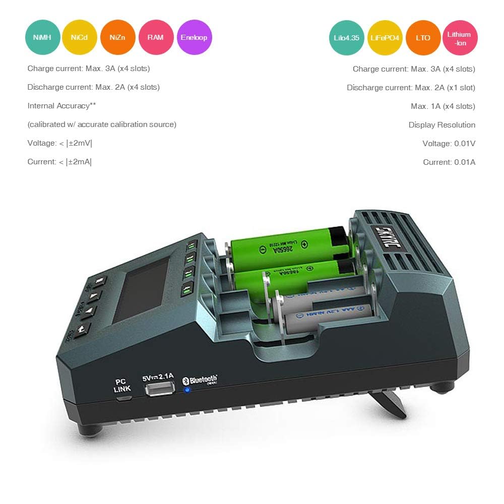 SkyRC MC3000 Advanced Smart Battery Charger for Li-ion, NiMH, NiCd - Perfect for RC Cars, Drones, and Electronics