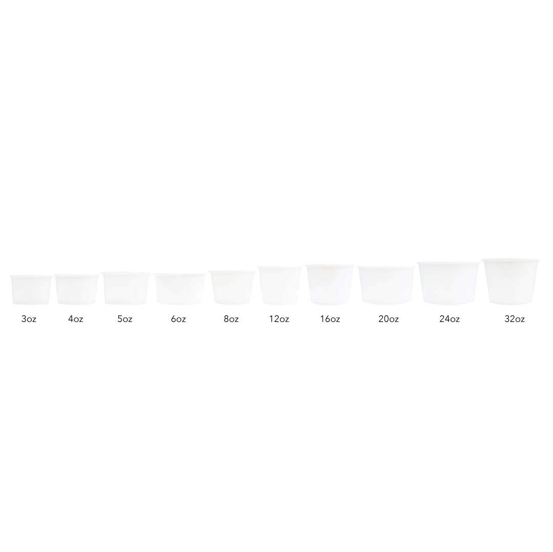 UNIQ 12 oz Disposable Ice Cream Cups - 1000 Pack Black Plastic Dessert Containers for Ice Cream, Yogurt, Gelato, Pudding & Party Desserts - Perfect for Ice Cream Shops, Catering Events & Home Entertaining