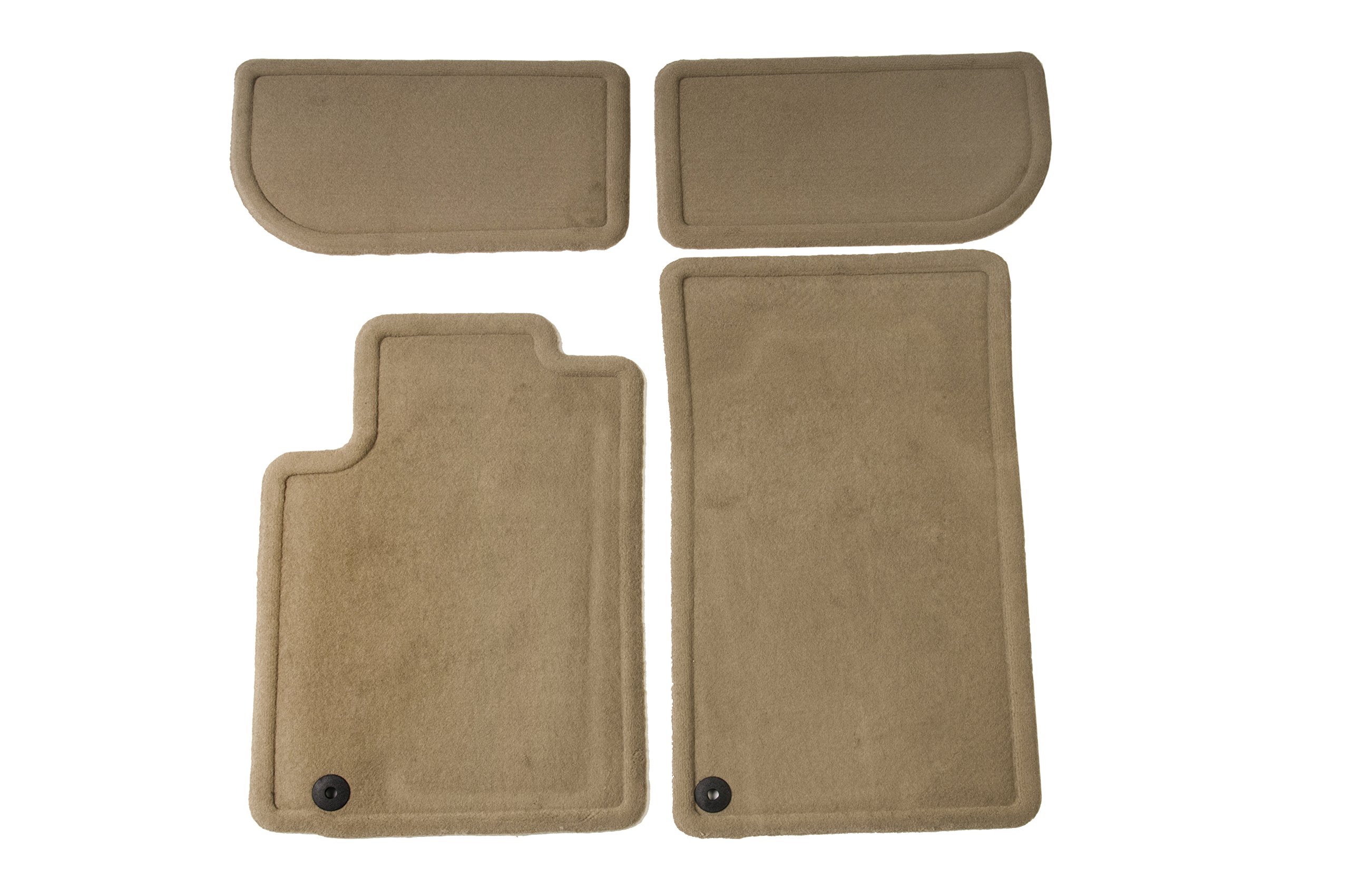 Premium GM Carpeted Floor Mats Set - Front & Rear - Cashmere Color | All-Weather Protection & Comfort for Chevrolet, GMC, Buick, Cadillac | Perfect for Daily Commute & Road Trips
