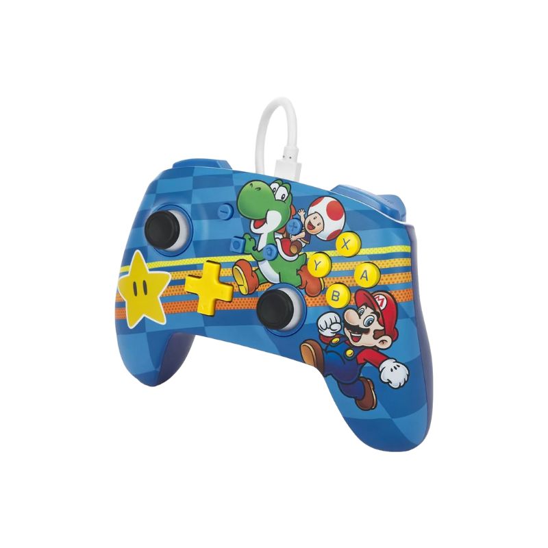 PowerA Super Mario Edition Nintendo Switch Controller Cable - Perfect for Gaming, Travel, and Home Entertainment