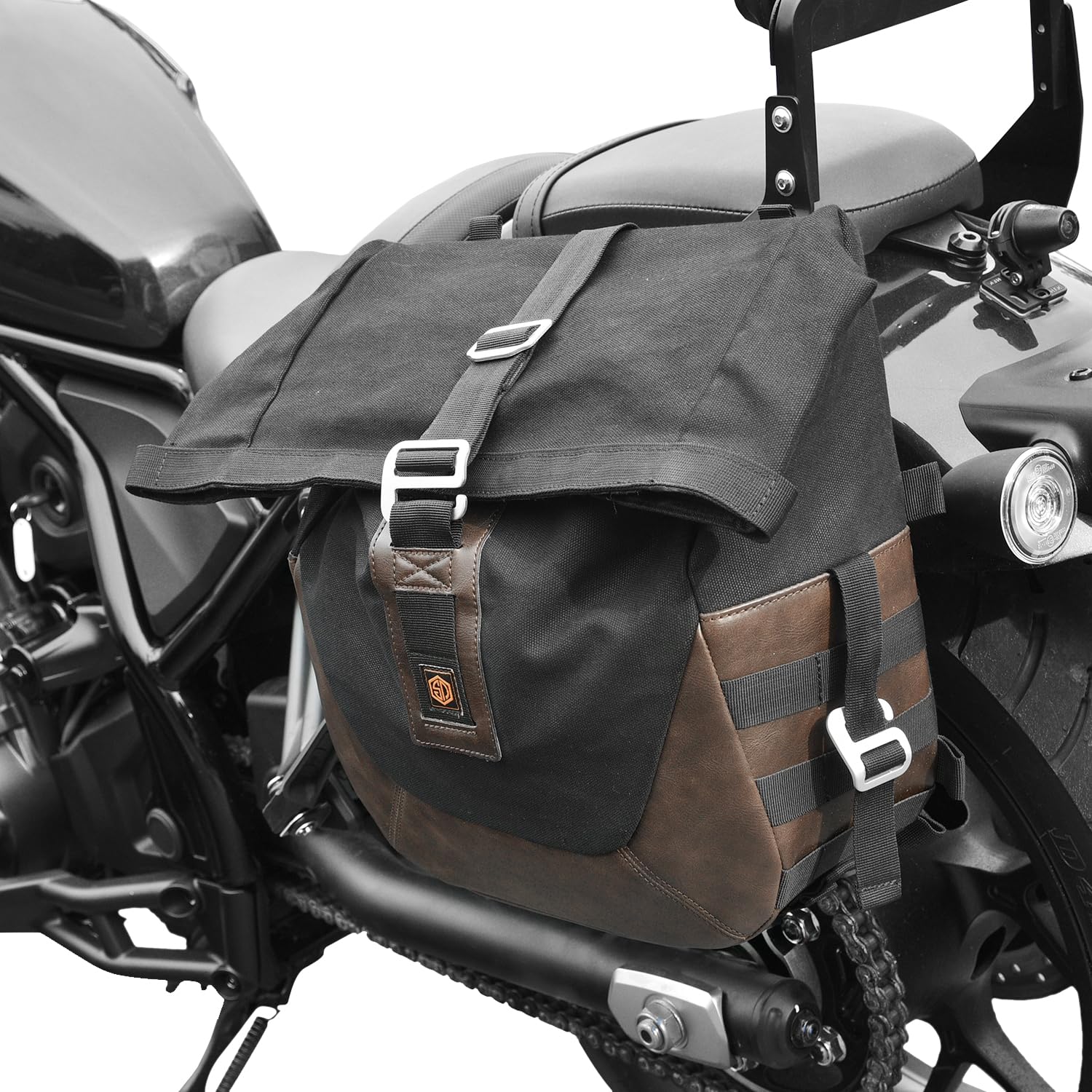 Motorcycle Quick Release Saddlebags - Waterproof Side Bags for Touring & Travel - Compatible with Honda Rebel CMX1100 CM1100 CMX 1100 - Perfect for Long Rides, Commuting & Road Trips
