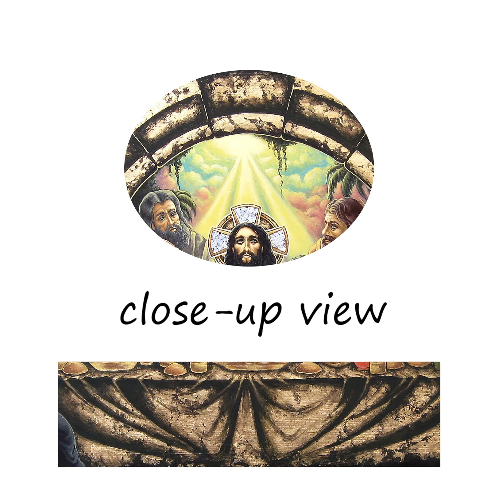 The Last Supper Canvas Wall Art - 28x40 Inches Christian Jesus Painting for Dining Room Decor, Home & Church Wall Decorations | Perfect for Religious Gifts, Living Room & Office Wall Art