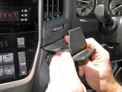 ClicOn No Holes Center Dash Mount for Toyota Landcruiser 200 (2016-2021) - Perfect for GPS, Phone & Tablet Mounting While Driving