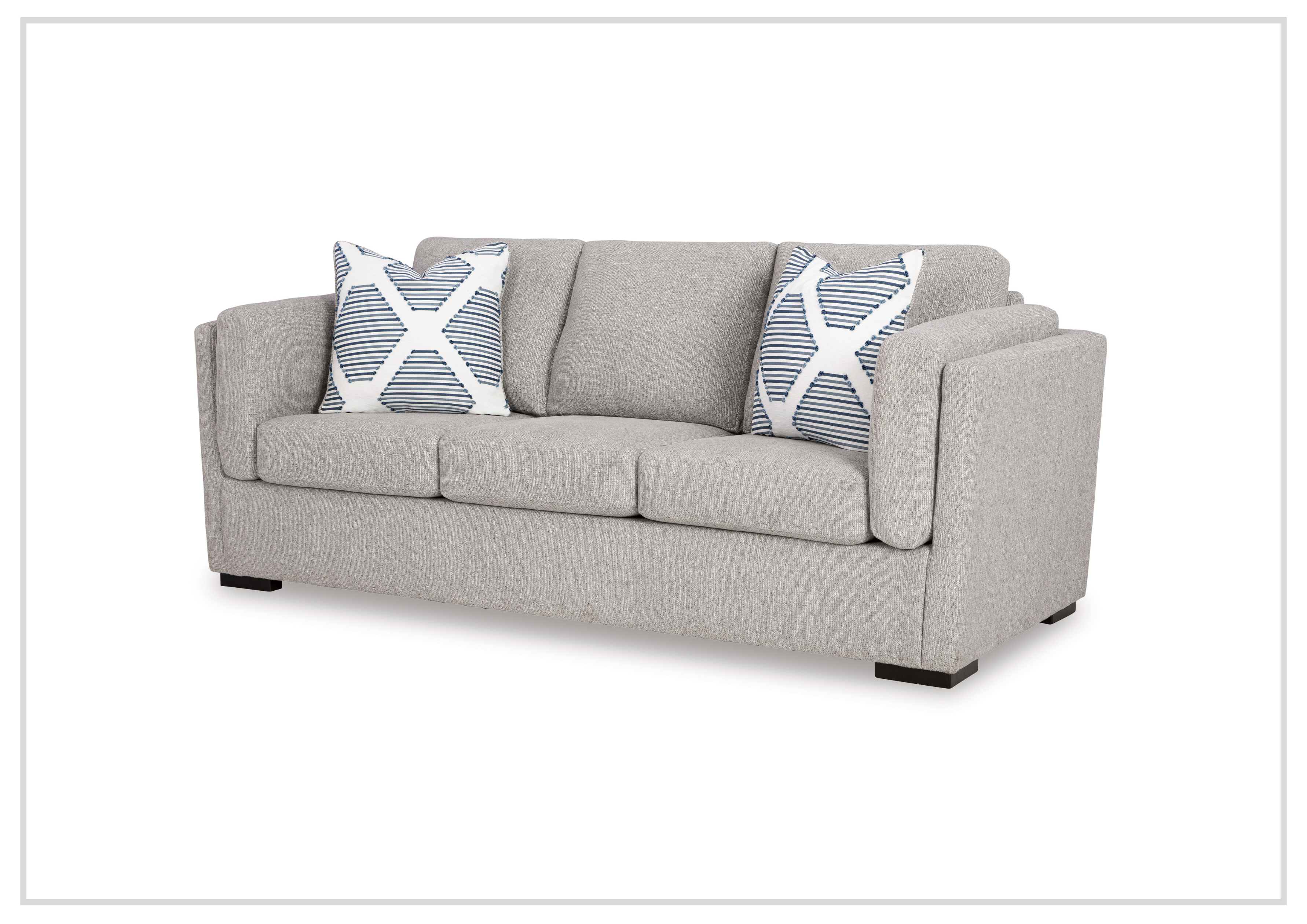 Gio Italia Eliano 3-Seater Fabric Sofa - Modern Living Room Furniture for Small Spaces | Comfortable Couch for Apartments, Condos & Cozy Homes
