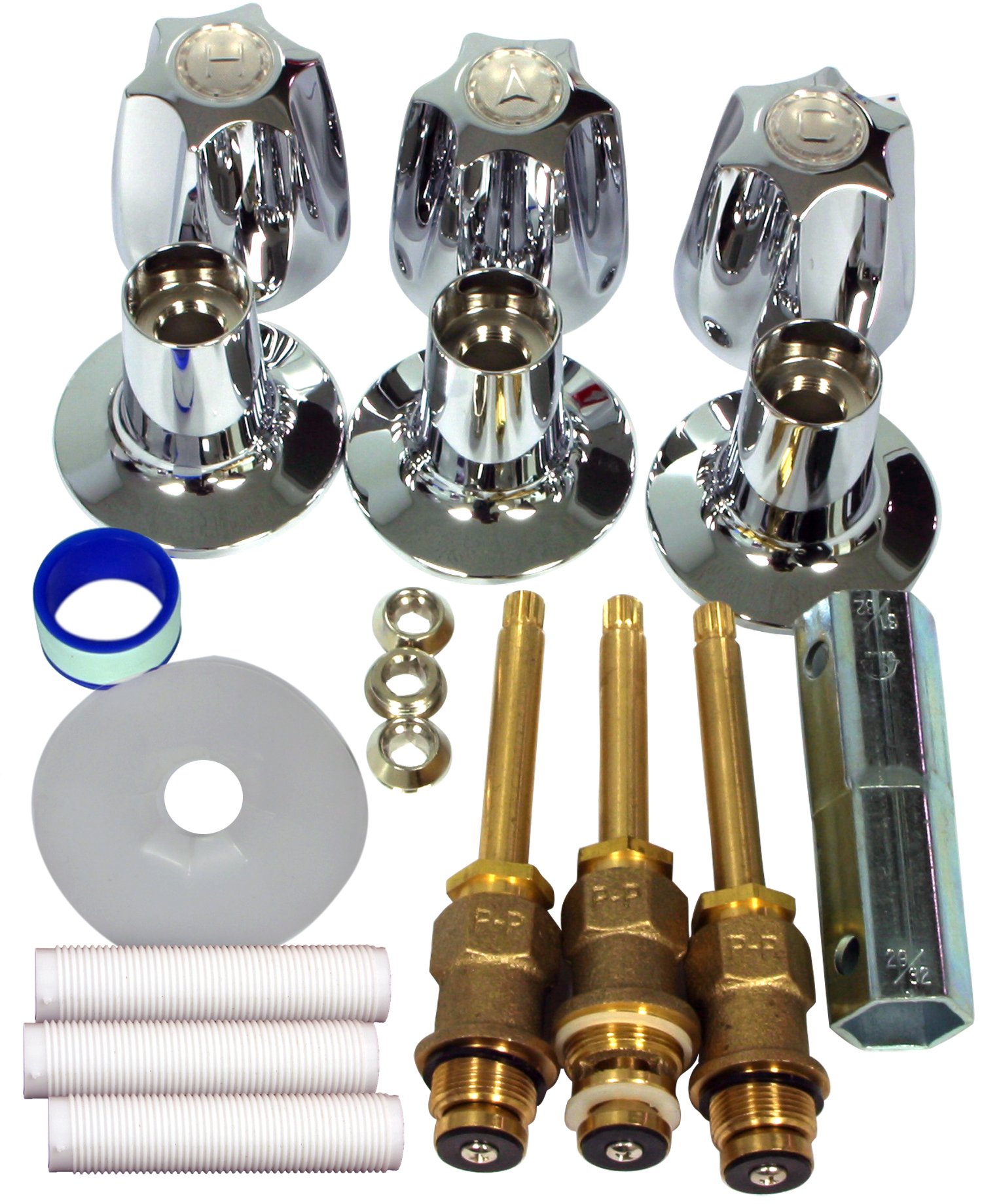 Price Pfister 131820 Tub and Shower Rebuild Kit - Complete Replacement Set for Faucet Repair - Perfect for Bathroom Renovation and Leaky Fixture Fixes
