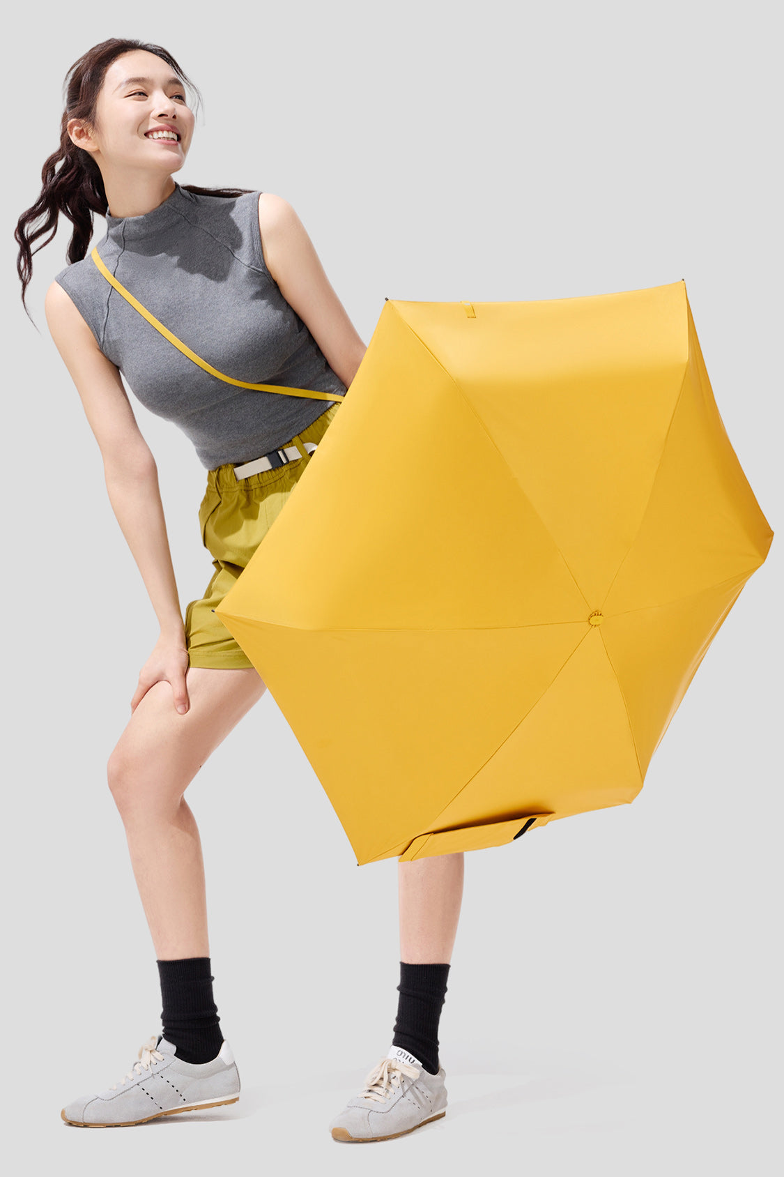 Nimbus Compact Sun Umbrella UPF50+ UV Protection - Portable Travel Beach Umbrella for Outdoor Activities, Picnics, and Poolside Relaxation