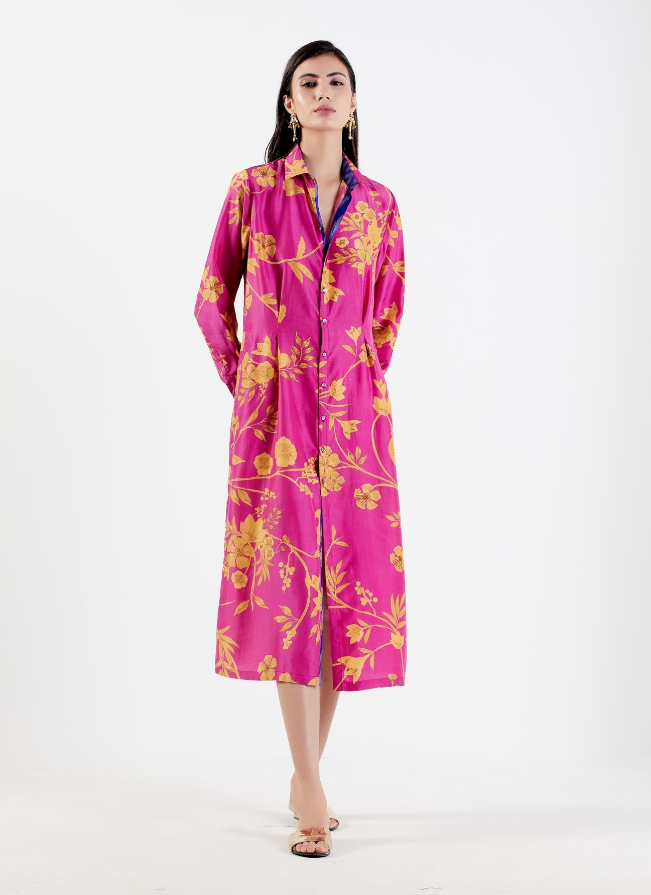 Elegant Pleated Silk Twist Dress for Women - Perfect for Cocktail Parties, Weddings & Formal Events