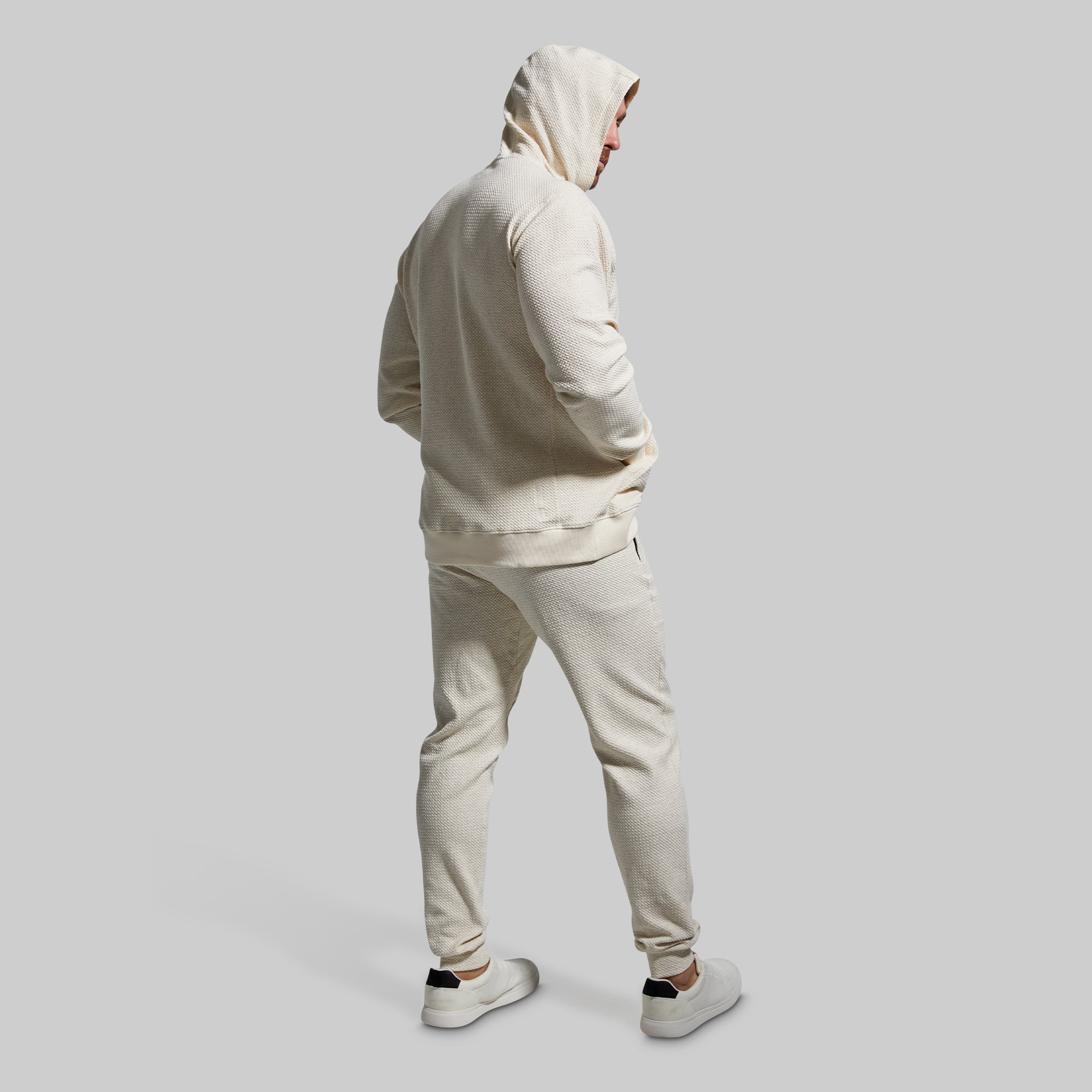 Men's Cloud Jogger Set - Heather Oatmeal Color Comfortable Running Outfit for Jogging, Gym & Lounge Wear - Lightweight Athletic Tracksuit for Men