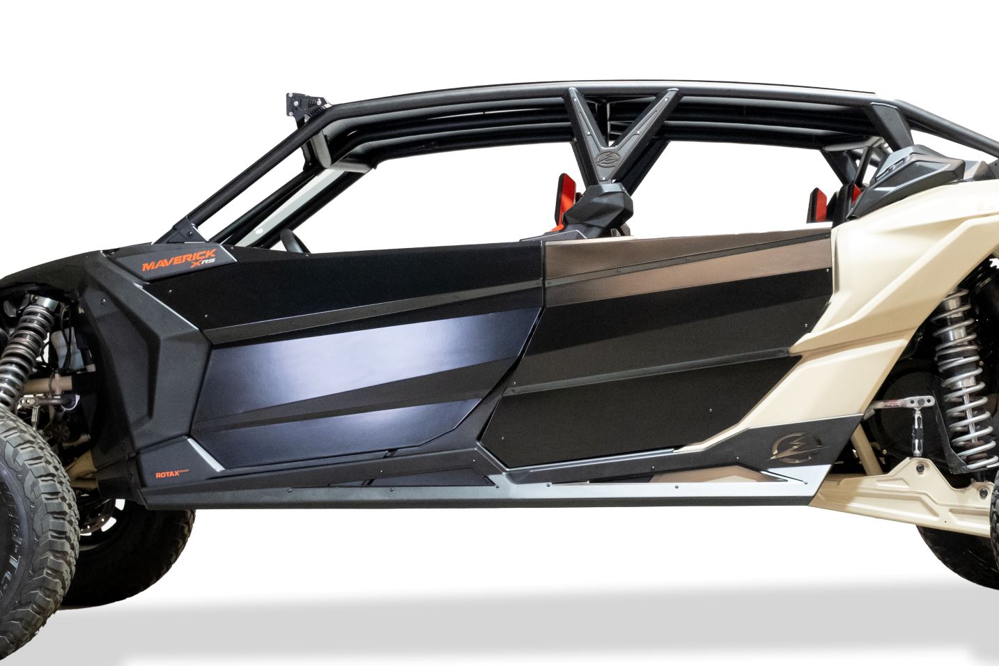 Can Am X3 Maverick 4 Seat Rock Guards Volt Series RKS210005 (2017-Present) - Durable Off-Road Protection for Trail Riding & Desert Adventures