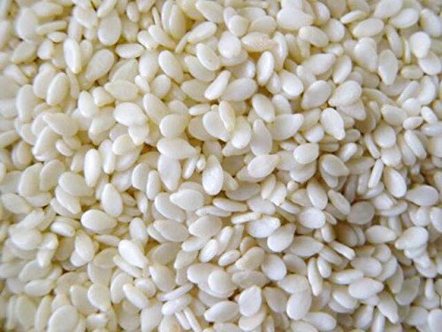 Organic White Sesame Seeds - 11lb Bulk (5kg) | Non-GMO, Raw, Unhulled | Perfect for Baking, Cooking, Sprouting & Salad Toppings