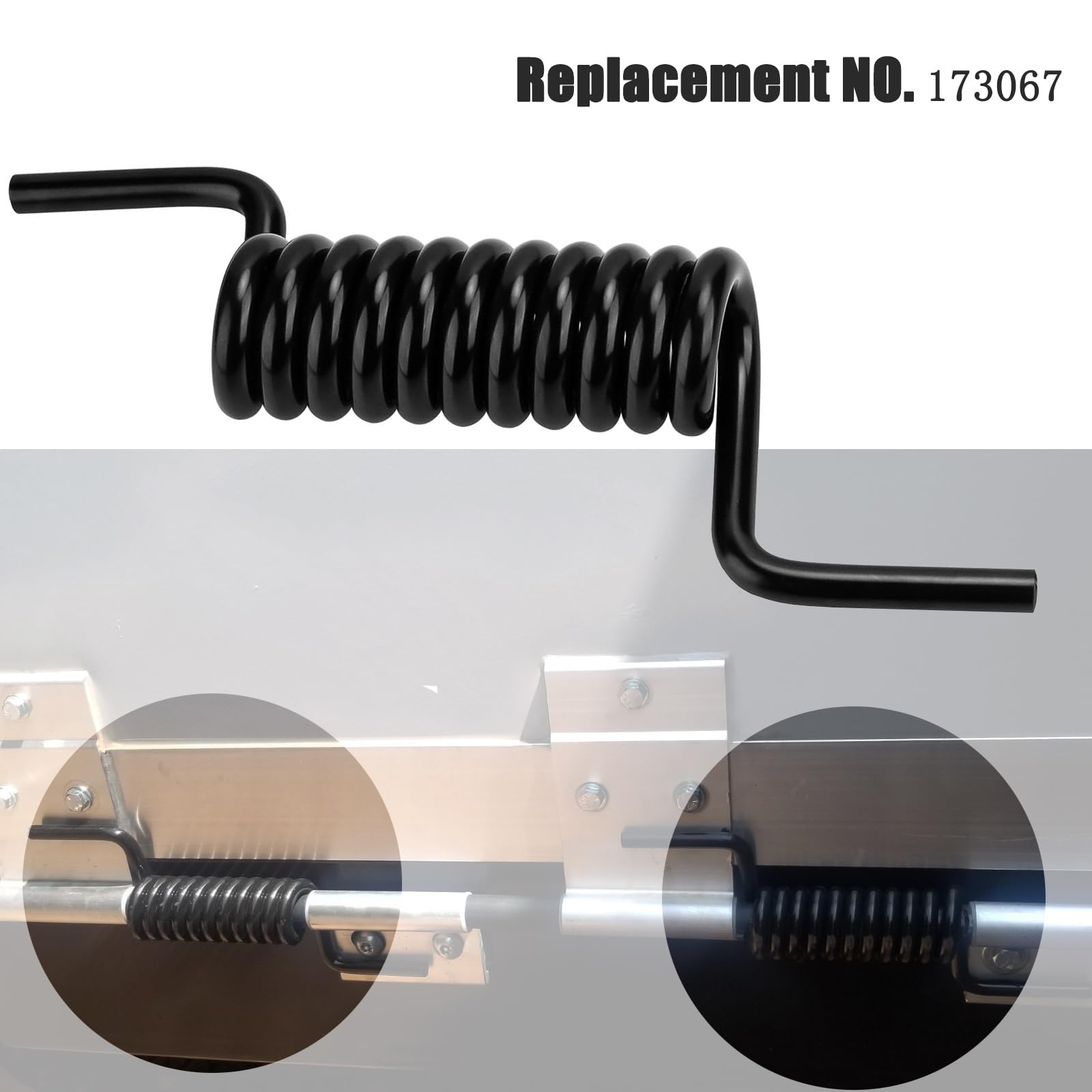 4PCS Trailer Ramp Springs - Compatible with Toy Hauler, Replacement for 173067 Hauler Ramp Gate Lift Assist Spring (Medium Duty) | Durable RV Accessories for Smooth Ramp Operation & Easy Loading/Unloading
