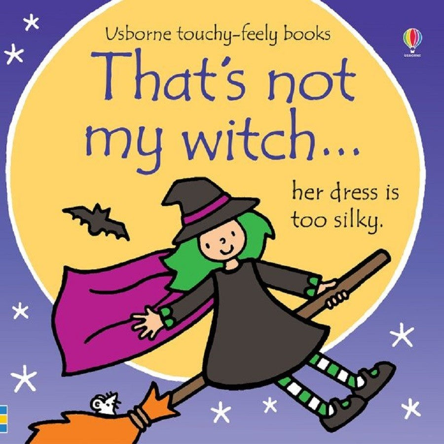 Usborne That's Not My Witch - Interactive Sensory Board Book for Toddlers & Kids - Halloween Touch & Feel Book for Early Learning & Sensory Play