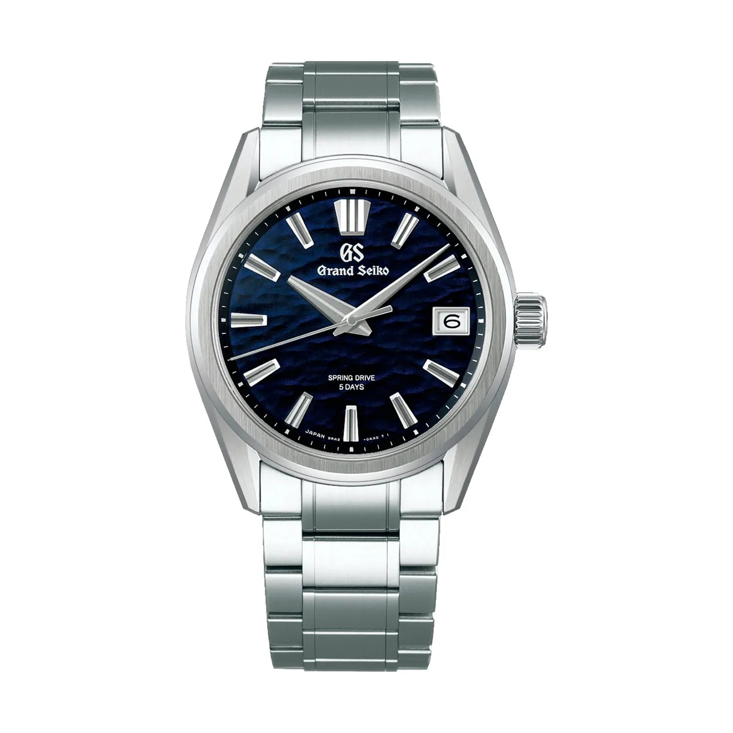 Seiko Prospex SLGA021 Lake Suwa Before Dawn Evolution 9 Spring Drive 40mm Blue Dial Men's Watch - 5-Day Power Reserve, Stainless Steel Bracelet - Perfect for Diving, Business & Formal Occasions