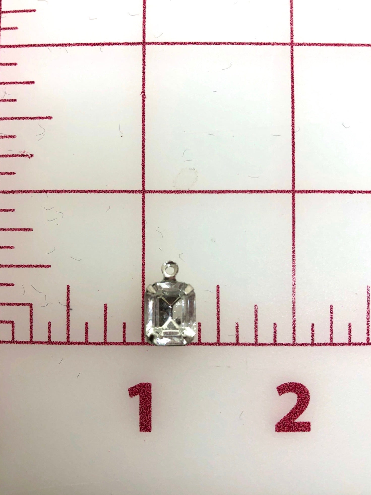 30SS Rectangular Crystal Rhinestone Drops - 12pcs/Pack - Perfect for DIY Jewelry, Wedding Decor, and Costume Accessories