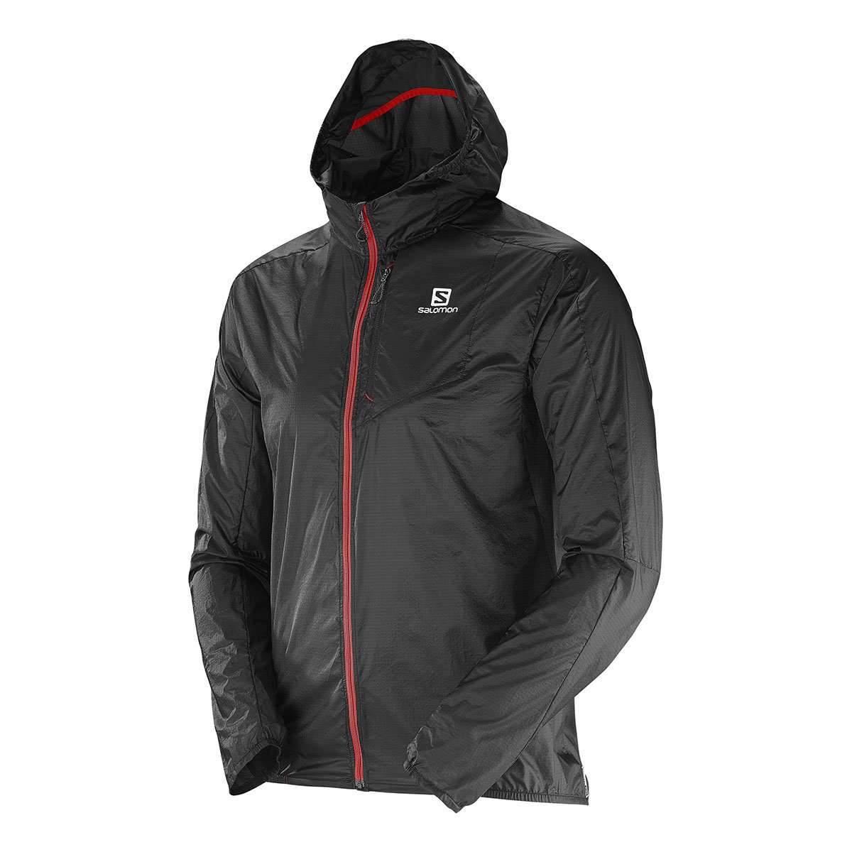 Salomon Men's Lightweight Running Hoodie - Breathable & Quick-Dry Performance Jacket for Jogging, Gym & Outdoor Activities