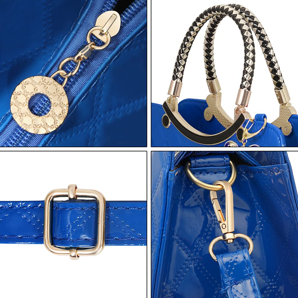 Shiny Patent Leather Women's Purses & Handbags - Elegant Satchel, Top Handle & Crossbody Shoulder Bags for Ladies | Perfect for Work, Parties & Everyday Fashion Accessories