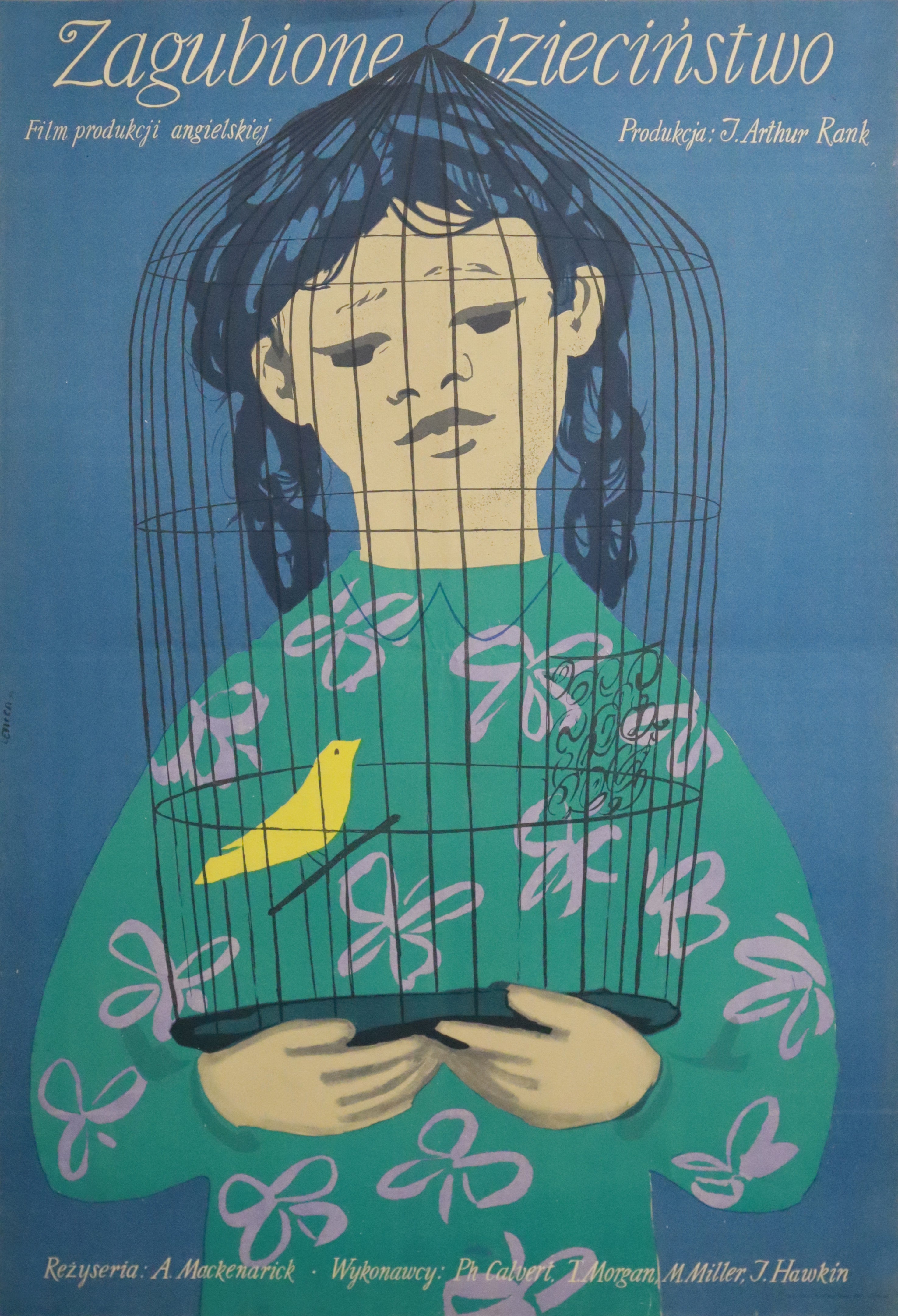 1957 Polish Film Poster - Zagubione Dziecinstwo (Mandy) by A. Mackenarick & Lenica - Vintage Cinema Art for Home Decor & Movie Lovers