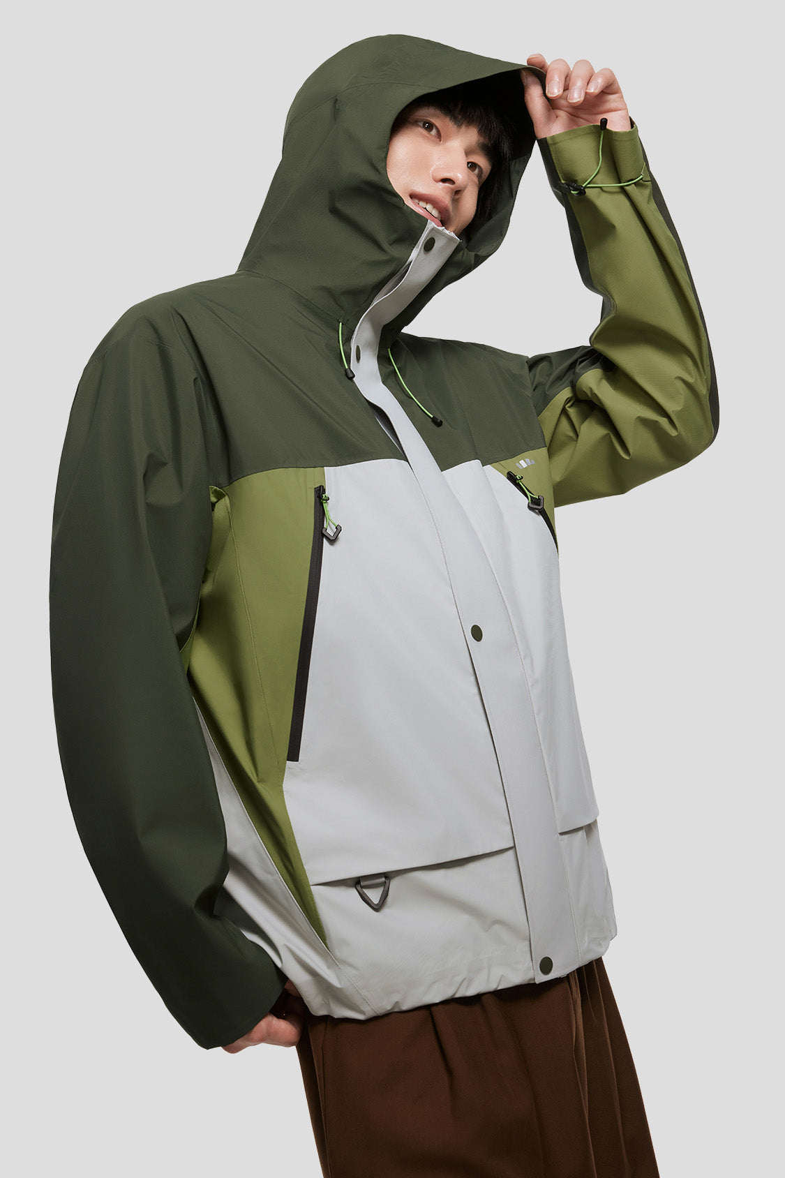 ThermaGuard Men's 3-in-1 Waterproof Windproof Insulated Jacket - Lightweight Winter Coat for Hiking, Camping & Outdoor Activities