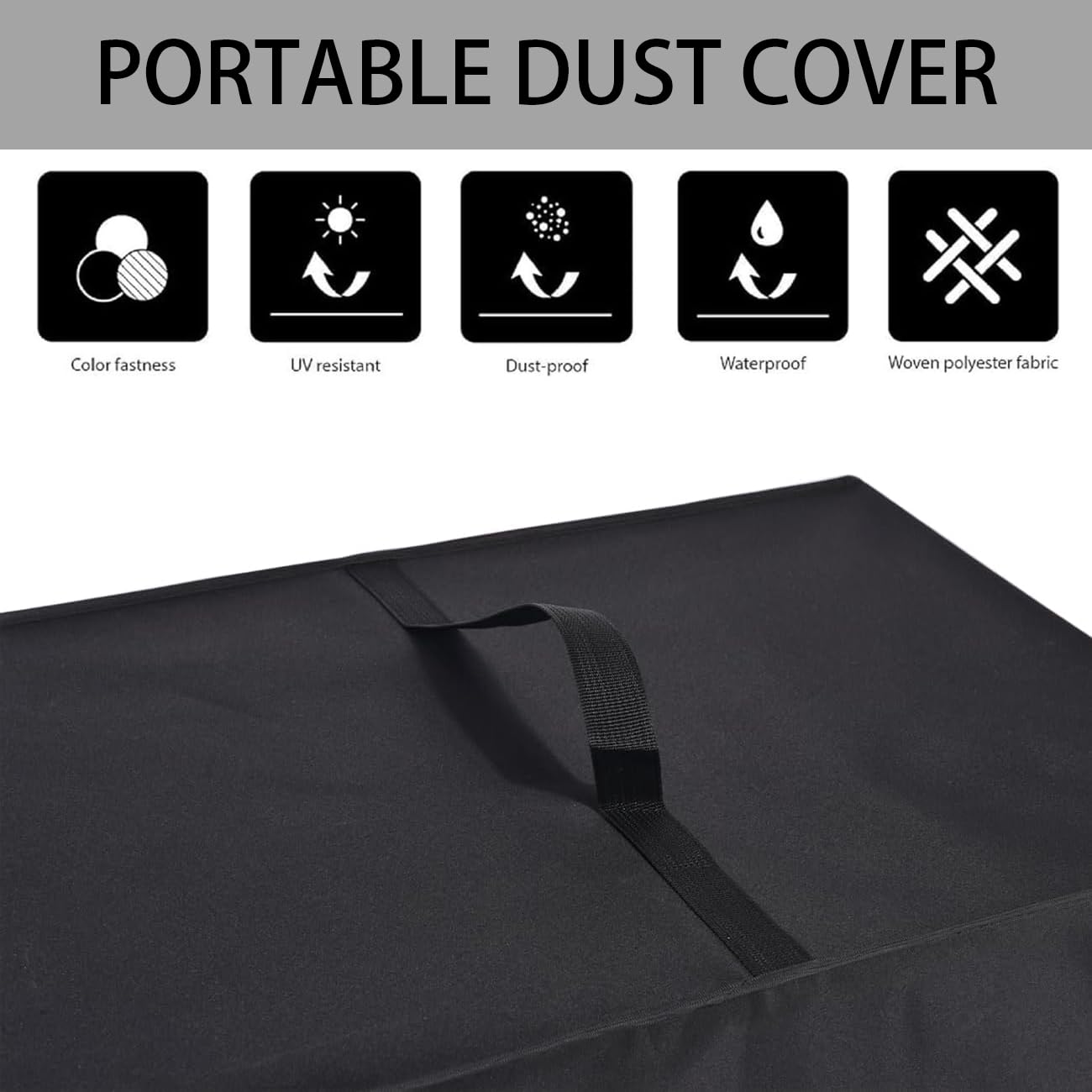 Heavy Duty Anti-Static Printer Cover - Waterproof, Heat-Resistant Dust Protection for HP Smart Tank Plus 651 & ENVY Inspire 7955e Wireless Printers (Black) | Perfect for Home Office & Small Business Use