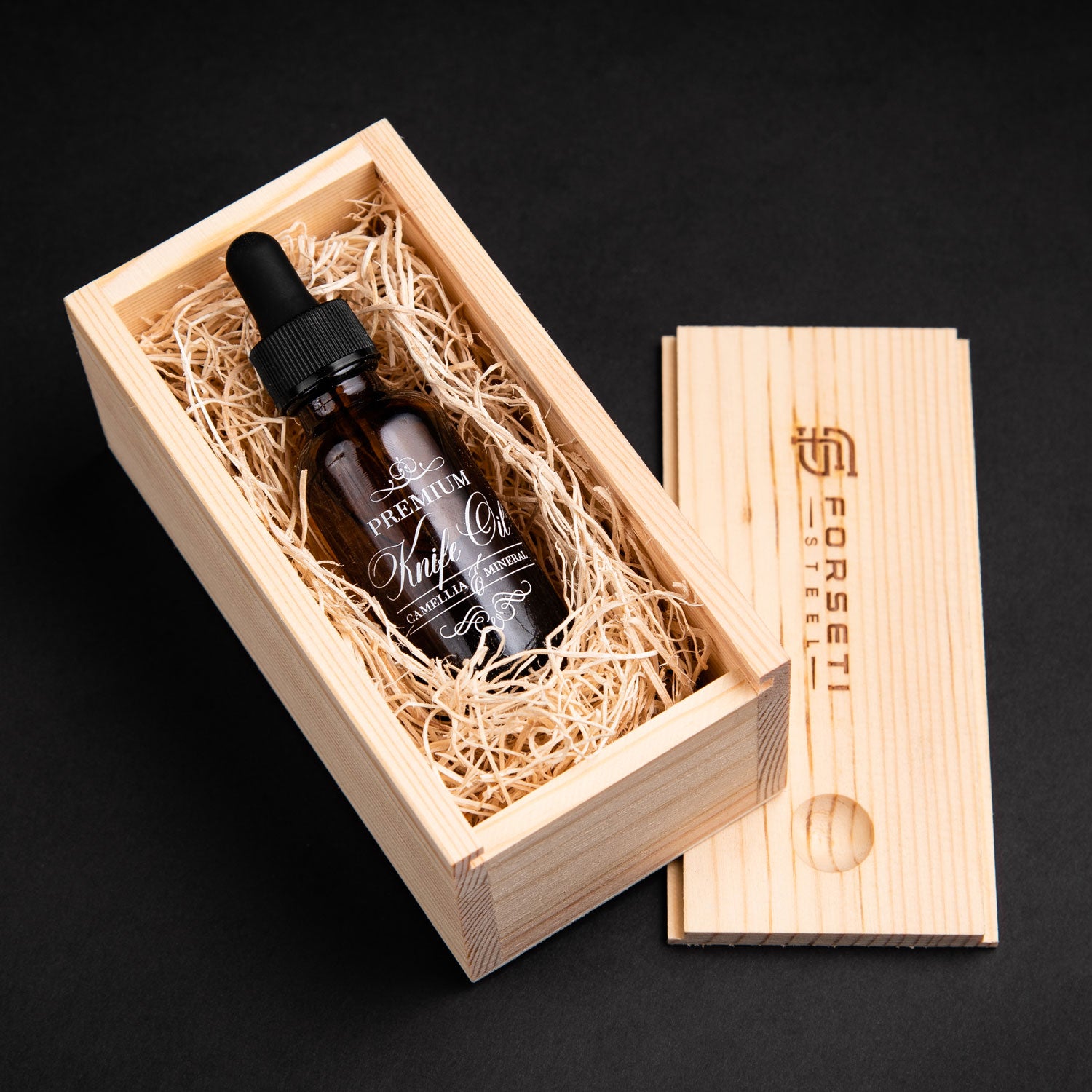 Forseti Premium Steel Knife Oil - 4oz Bottle for Blade Protection & Maintenance | Prevents Rust & Corrosion | Ideal for Kitchen Knives, Hunting & Pocket Knives